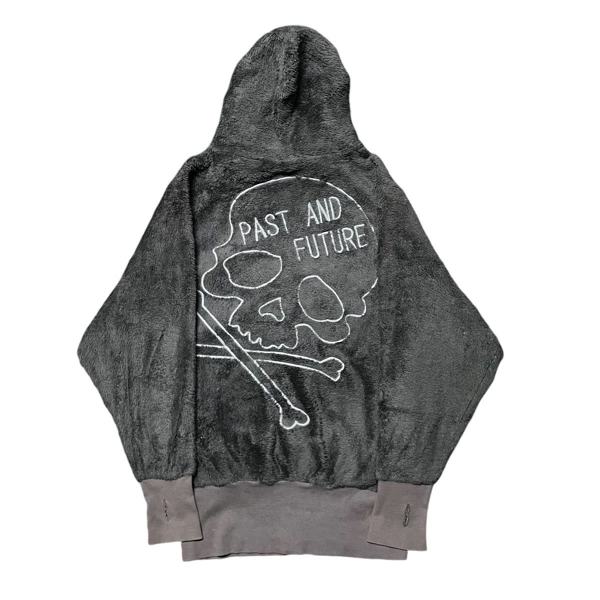 14th Addiction × Designer × Japanese Brand 💥JapaneseBrand Past And Future Skulls Backhits Fleece Hoodie Size US M / EU 48-50 / 2 - 1 Thumbnail