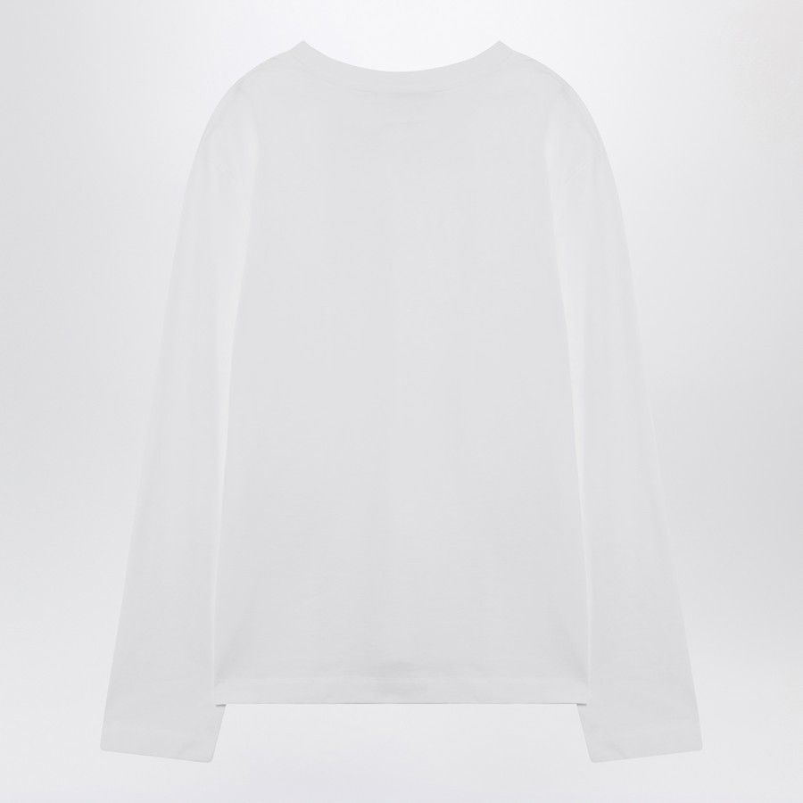 AMI o1d2blof0625 Long Sleeve T-Shirt in White Size US L / EU 52-54 / 3 - 2 Thumbnail