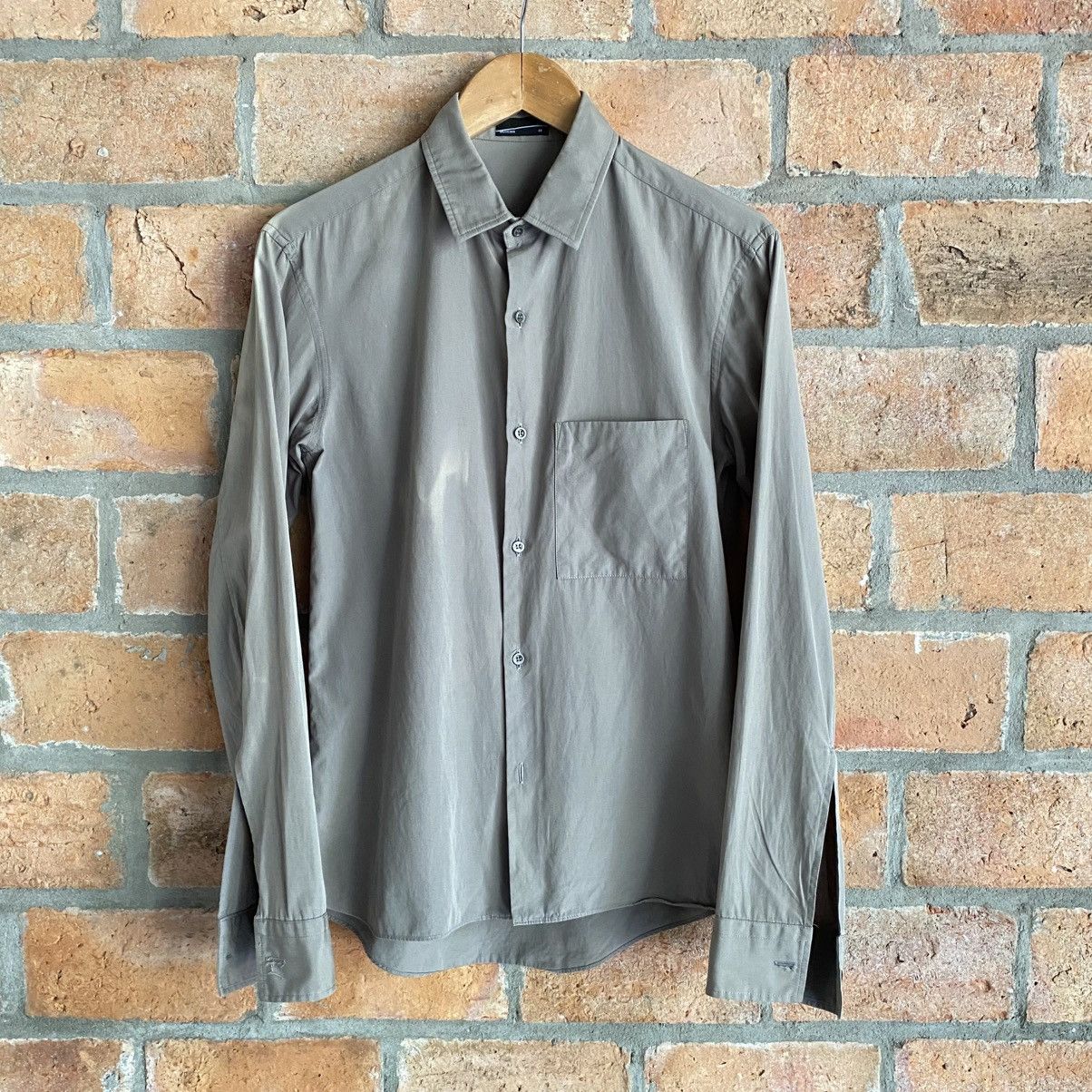 Lad Musician LAD MUSICIAN Taupe Long Sleeve Button-Up Shirt Size US S / EU 44-46 / 1 - 1 Thumbnail