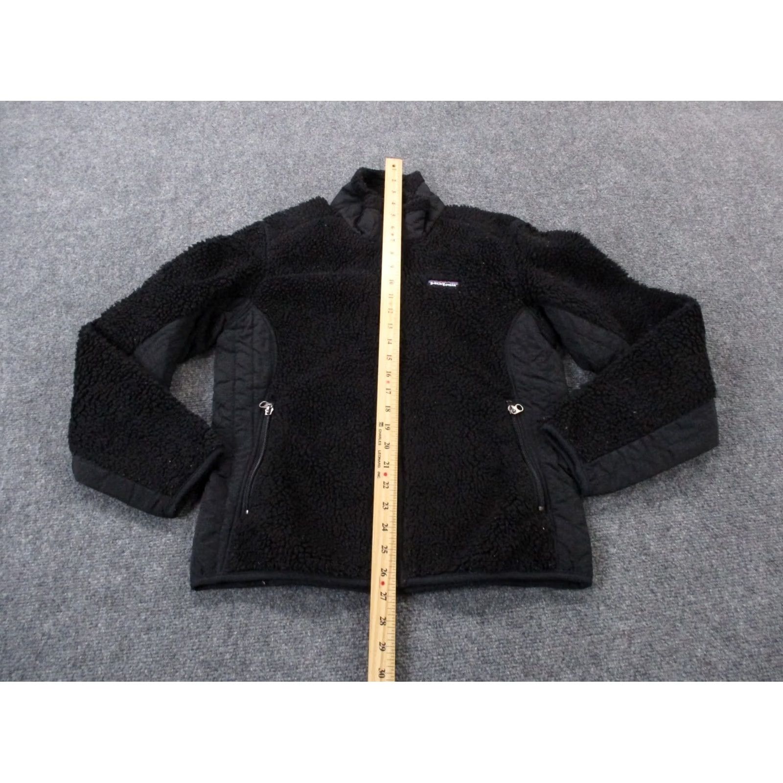 Patagonia Patagonia Jacket Womens M Black Fleece Bomber Windbreaker Zip Pockets 23071 Size M / US 6-8 / IT 42-44 - 3 Thumbnail