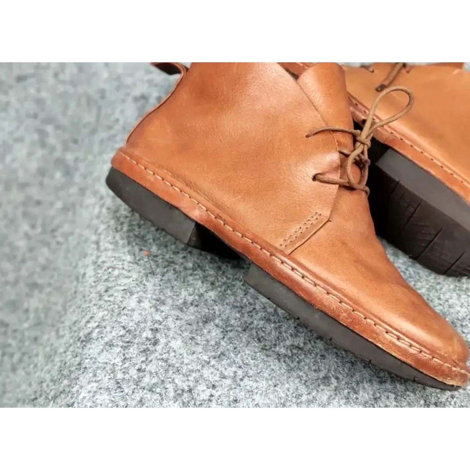 Trippen Trippen Germany Elegant unisex Brown Leather Avantgarde Boot Size US 7 / IT 37 - 6 Thumbnail