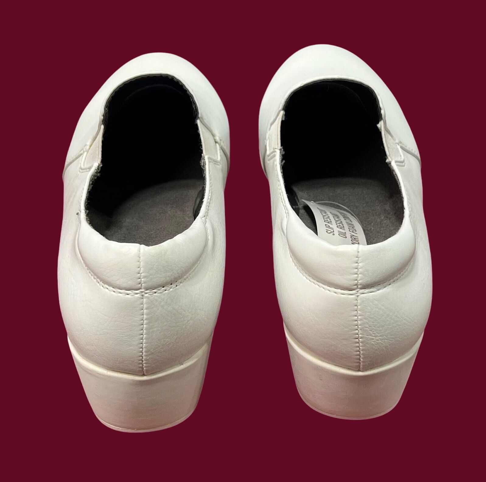 Other Life Stride WorkLife - Buzz White Loafer Women's Slip/Oil Re Size US 7.5 / IT 37.5 - 12 Thumbnail