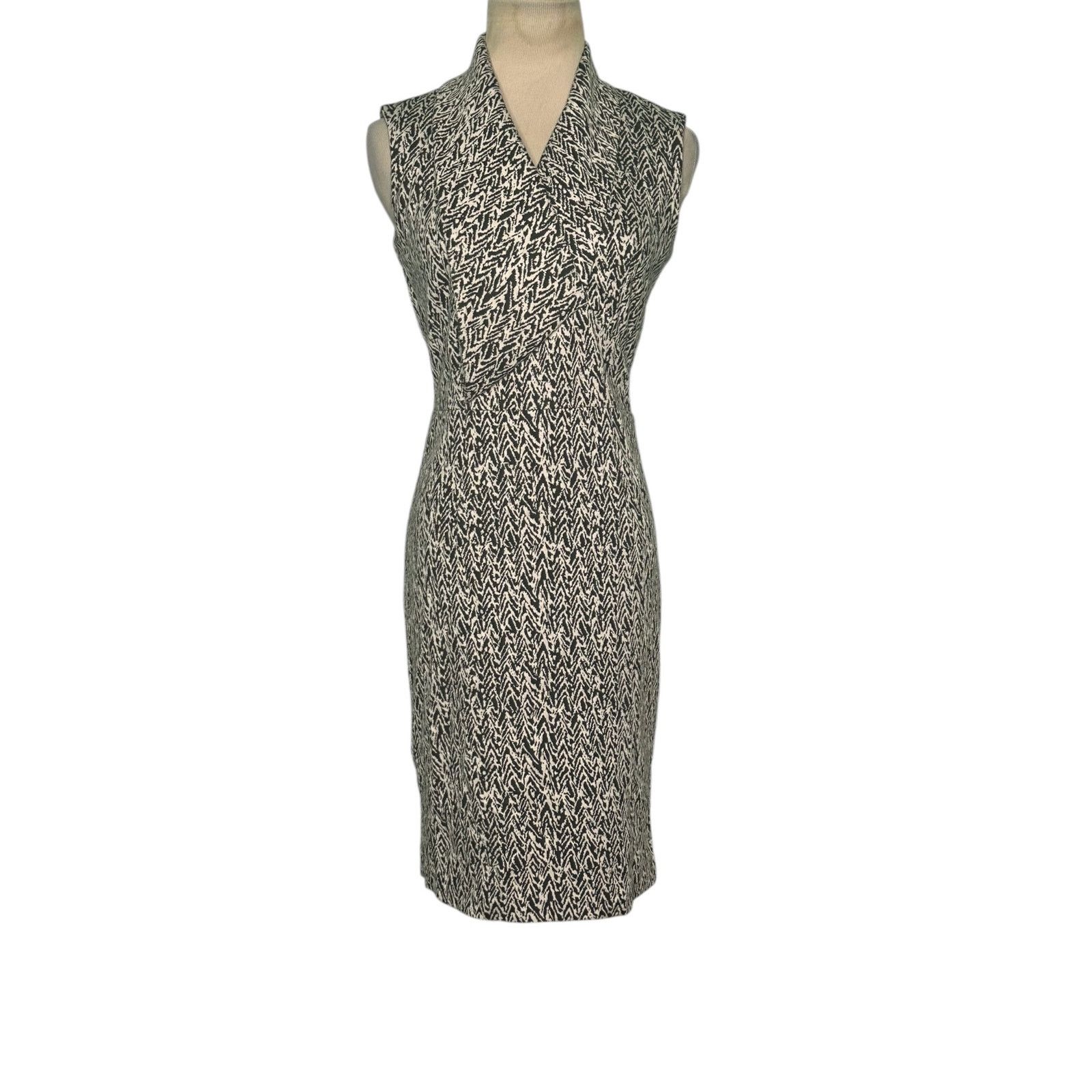 Calvin Klein Calvin Klein shawl collar sheath dress size 2 Size XS / US 0-2 / IT 36-38 - 2 Thumbnail