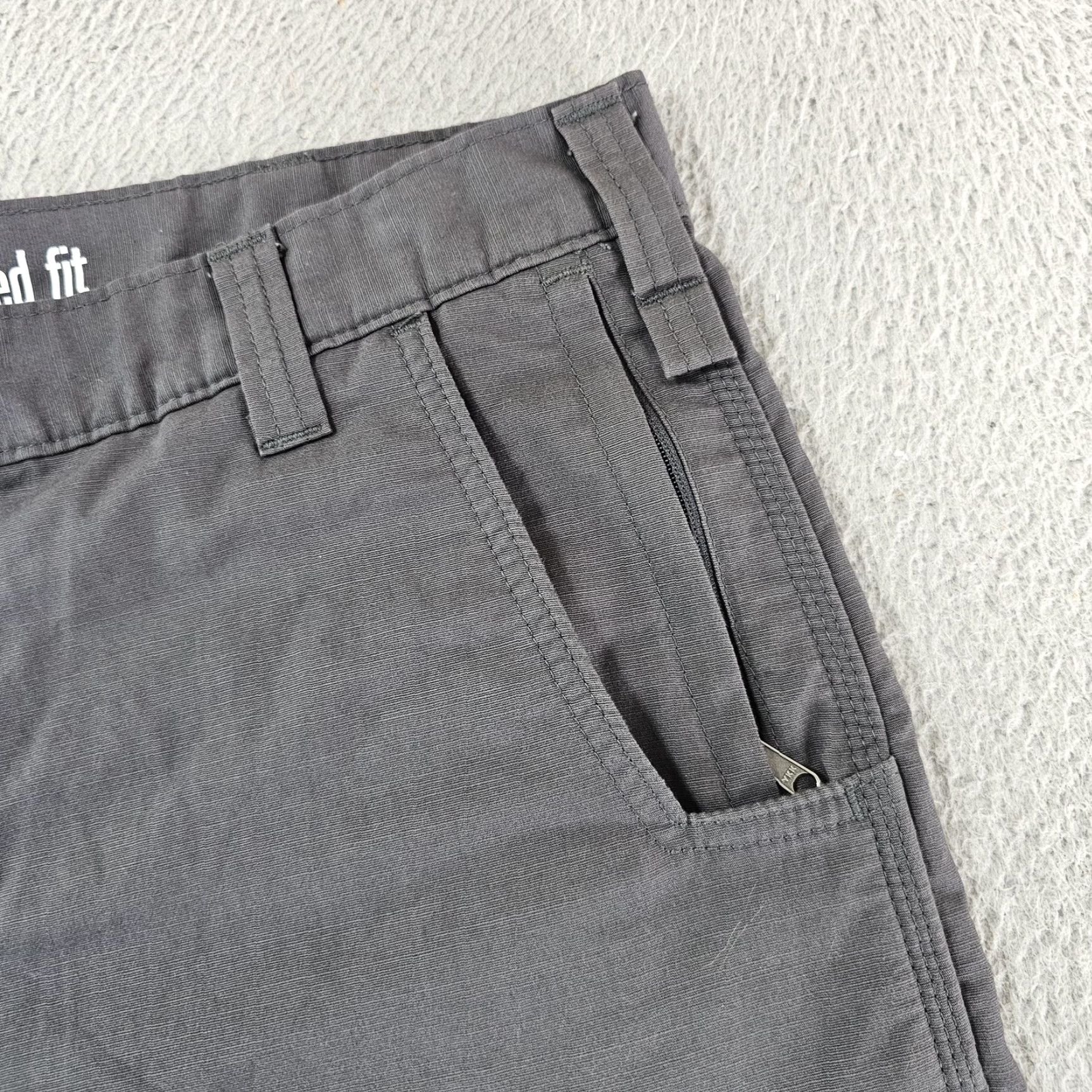 Carhartt Carhartt Shorts Mens 38 Gray Force Extremes Relaxed Fit Cargo Zip Pocket Work Size US 38 / EU 54 - 2 Thumbnail