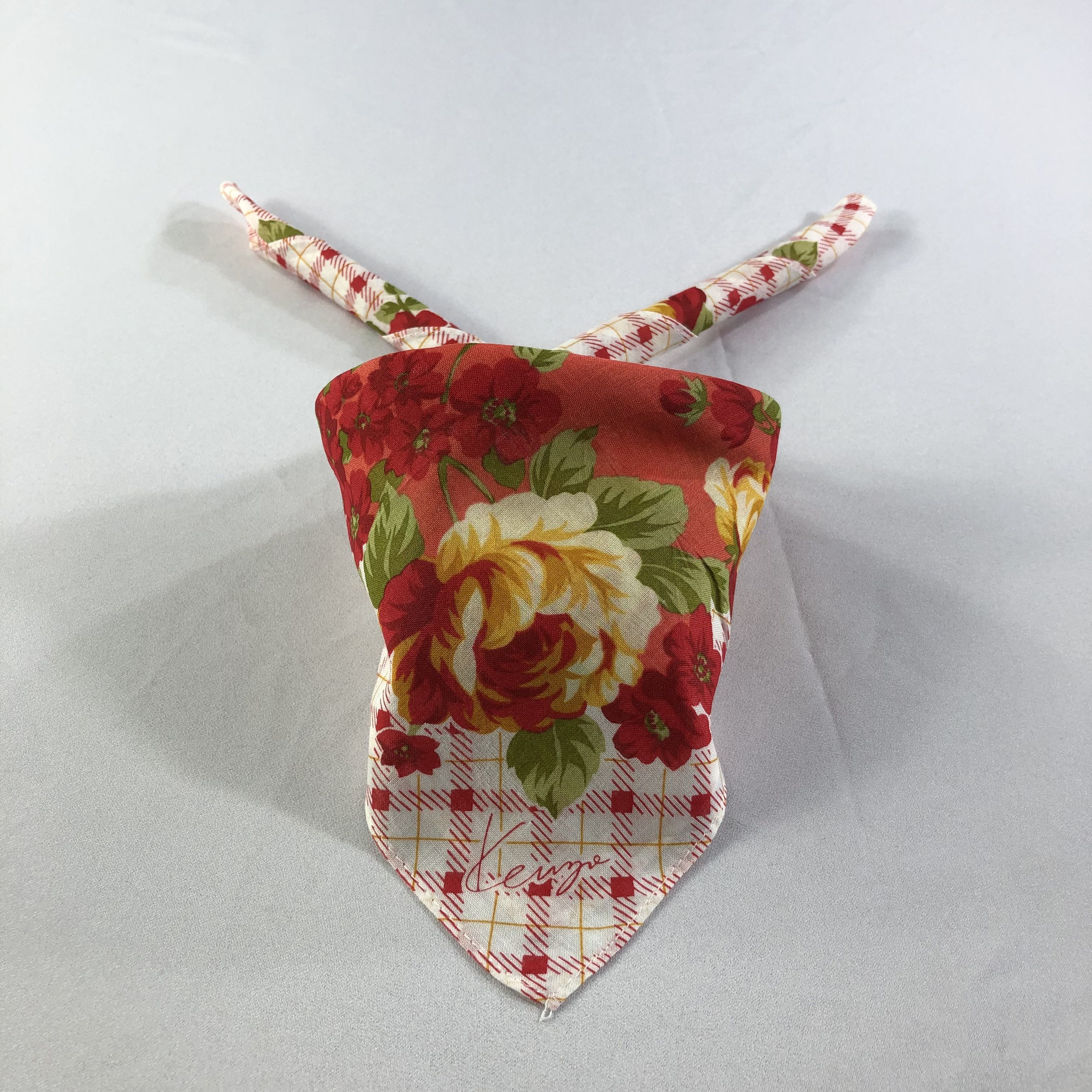 Kenzo Kenzo Floral Handkerchief Neckerchief Bandana H1608 Size ONE SIZE - 2 Thumbnail