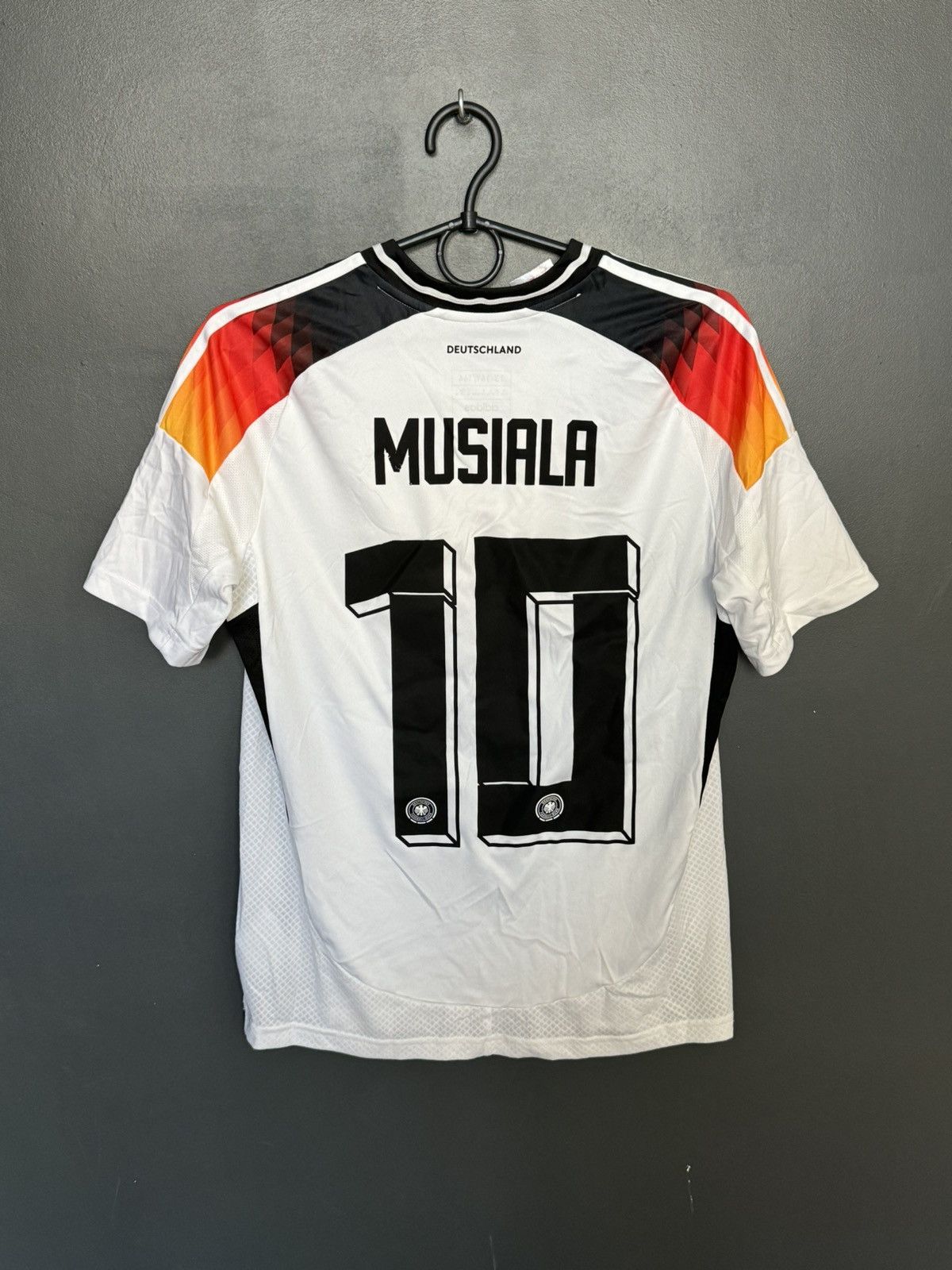 Adidas KIDS Germany 2024 Home Musiala Football Jersey T-Shirt Size US XS / EU 42 / 0 - 1 Thumbnail
