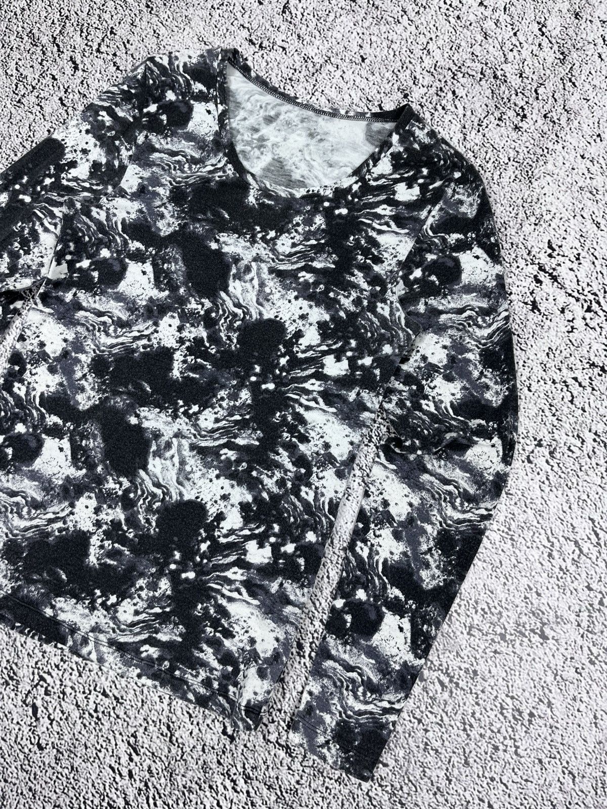 Vintage Vintage Y2K Waves Avantgarde Abstract LongSleeve Top Size L / US 10 / IT 46 - 3 Thumbnail