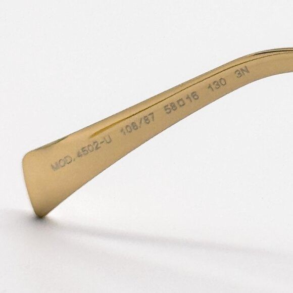 Versace NEW VERSACE VE4502U 108/87 SUNGLASSES HAVANA GOLD EYEWEAR Size ONE SIZE - 10 Thumbnail