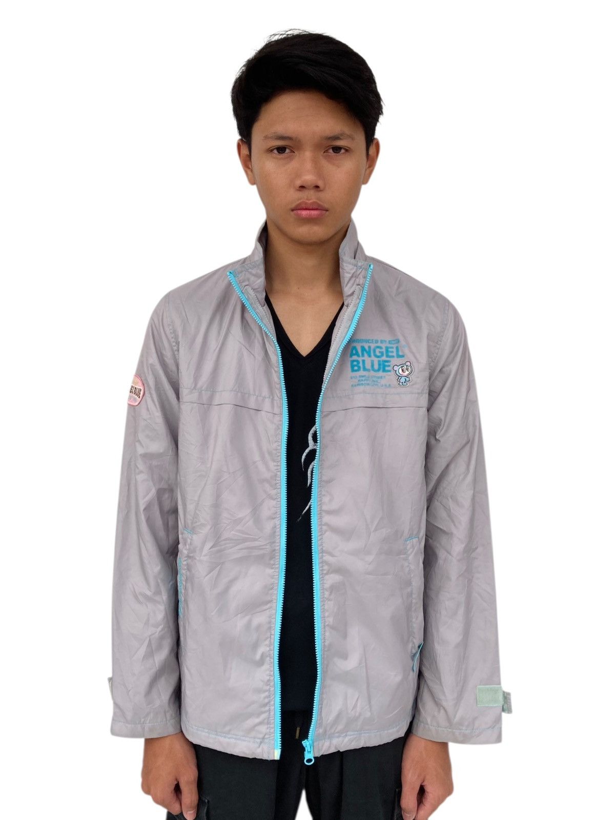 Hysteric Glamour 1990s Angel Blue - Have A Fun Time Lightweight Jacket Size US M / EU 48-50 / 2 - 2 Thumbnail