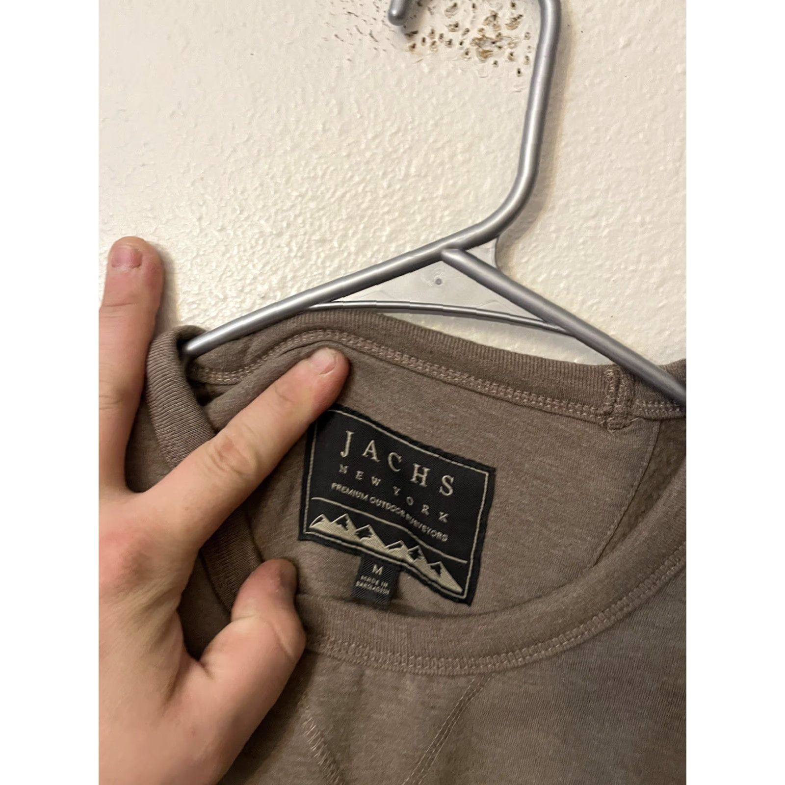 Vintage JACHS New York Fleece Sweatshirt Mens Crew Neck Pullover Medium Gray) Size US M / EU 48-50 / 2 - 3 Thumbnail