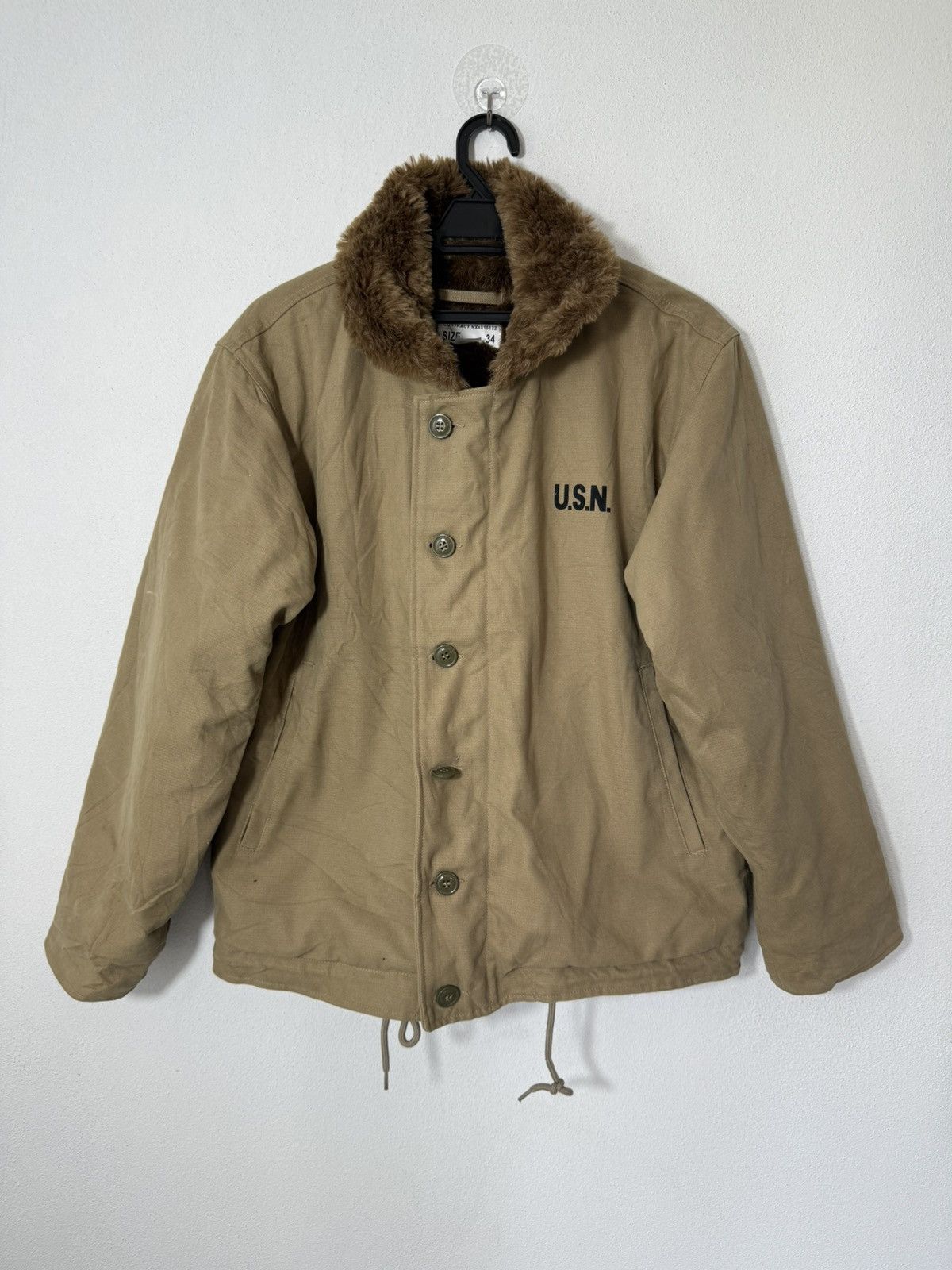 Japanese Brand 🔥VINTAGE REPRODUCTIONS USN DECK JACKETS Size US M / EU 48-50 / 2 - 1 Thumbnail