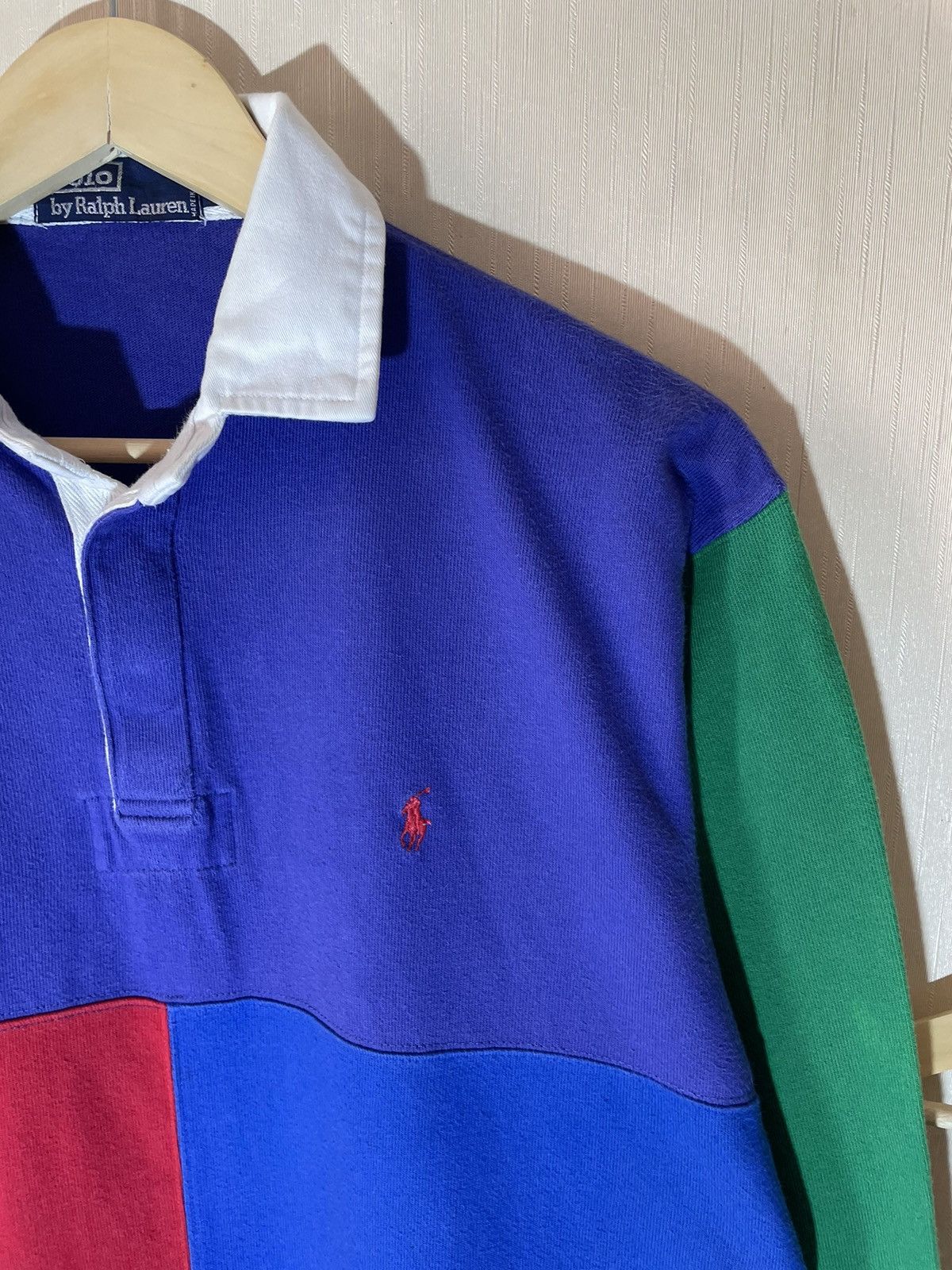 Polo Ralph Lauren × Vintage Polo Ralph Lauren vintage rugby jersey 90s Size US M / EU 48-50 / 2 - 2 Thumbnail