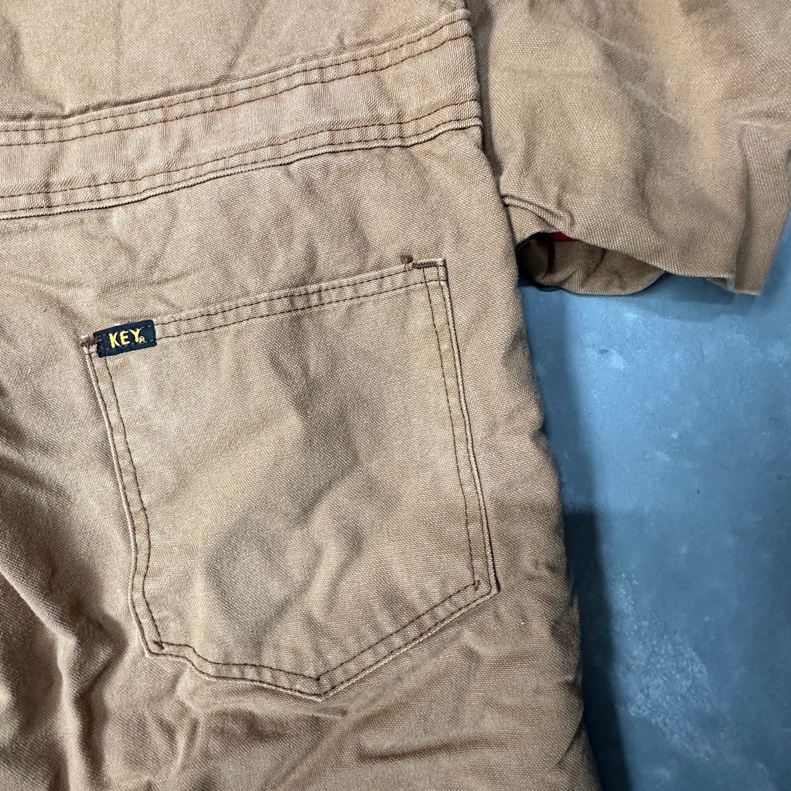 Other Vintage Key Duck Canvas Quilted Lined Coveralls Pants Large Size US L / EU 52-54 / 3 - 15 Thumbnail