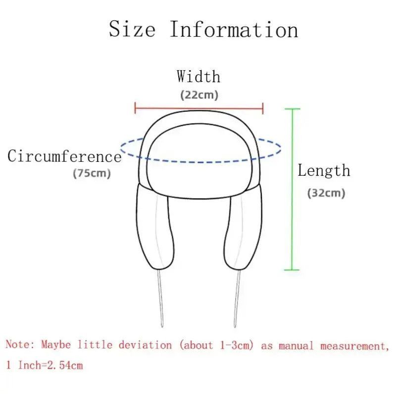 Japanese Brand Japanese Y2K Anime Domo Kun Glasses Ushanka Cute Winter Hat Size ONE SIZE - 2 Thumbnail