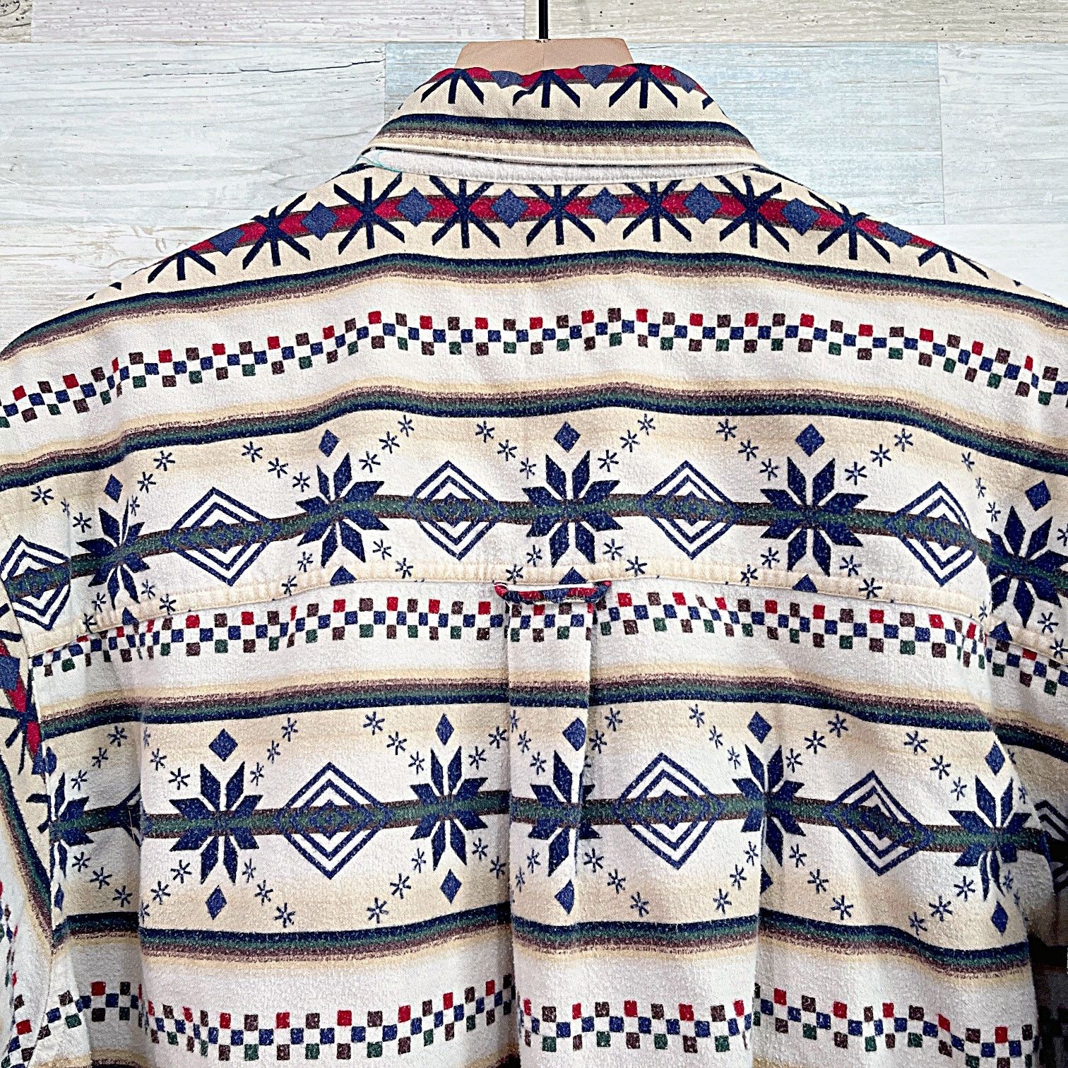 Chaps × Chaps Ralph Lauren × Vintage CHAPS Ralph Lauren Vintage Chamois Aztec Shirt Mens Large Size US L / EU 52-54 / 3 - 4 Thumbnail