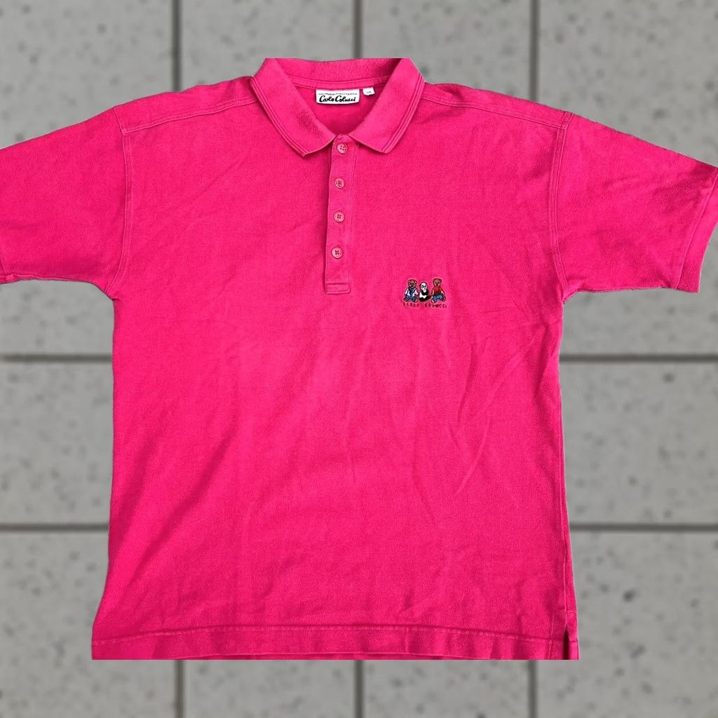 Carlo Colucci VINTAGE Carlo Colucci Shirt Mens M Pink Polo Men Size Size US M / EU 48-50 / 2 - 1 Thumbnail