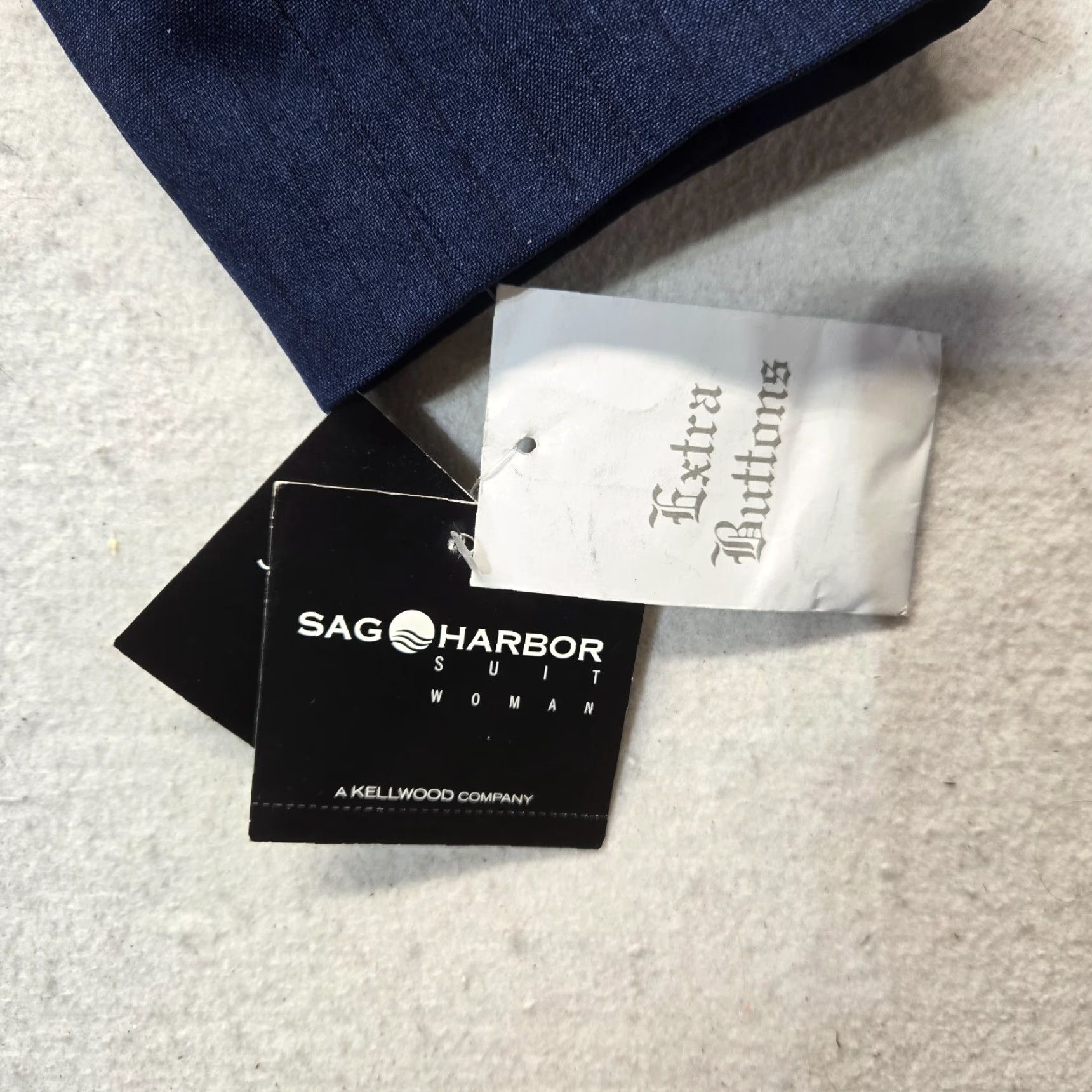 Vintage NEW SAG HARBOR Blue Long Sleeve Dress Suit Jacket Adult Women's 14w NEW Size XL / US 12-14 / IT 48-50 - 2 Thumbnail
