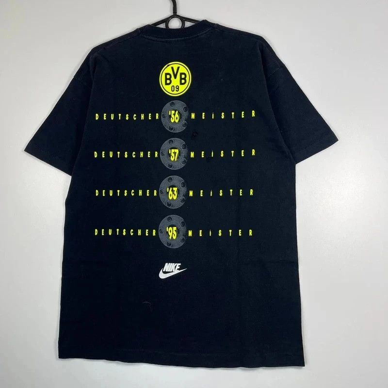 Nike BVB Borussia Dortmund Nike 1995 Home Away Jersey Shirt M Size US M / EU 48-50 / 2 - 3 Thumbnail