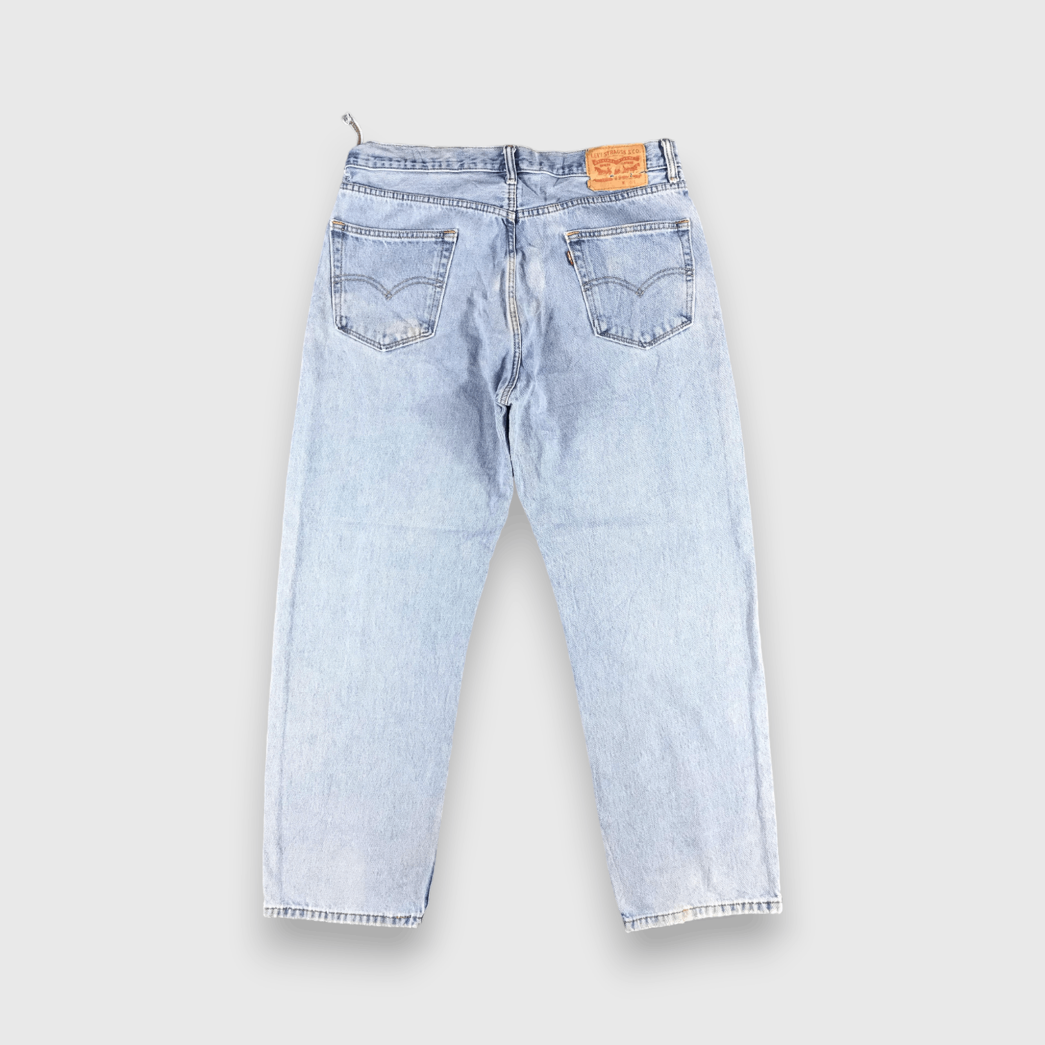 Levi's Vintage Light Wash Levis 550 Jeans-J2272 Size US 35 - 2 Thumbnail