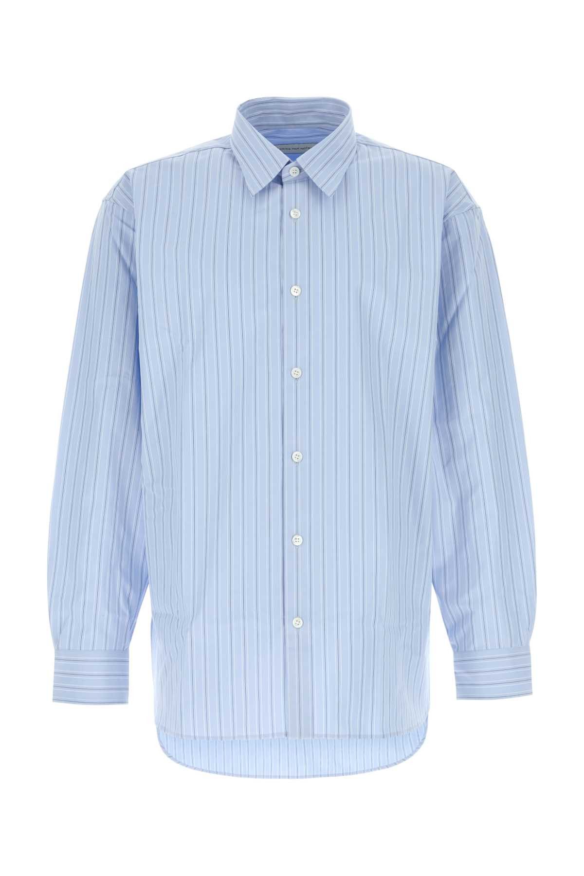 Dries Van Noten Embroidered Poplin Croom Shirt Size US L / EU 52-54 / 3 - 1 Thumbnail