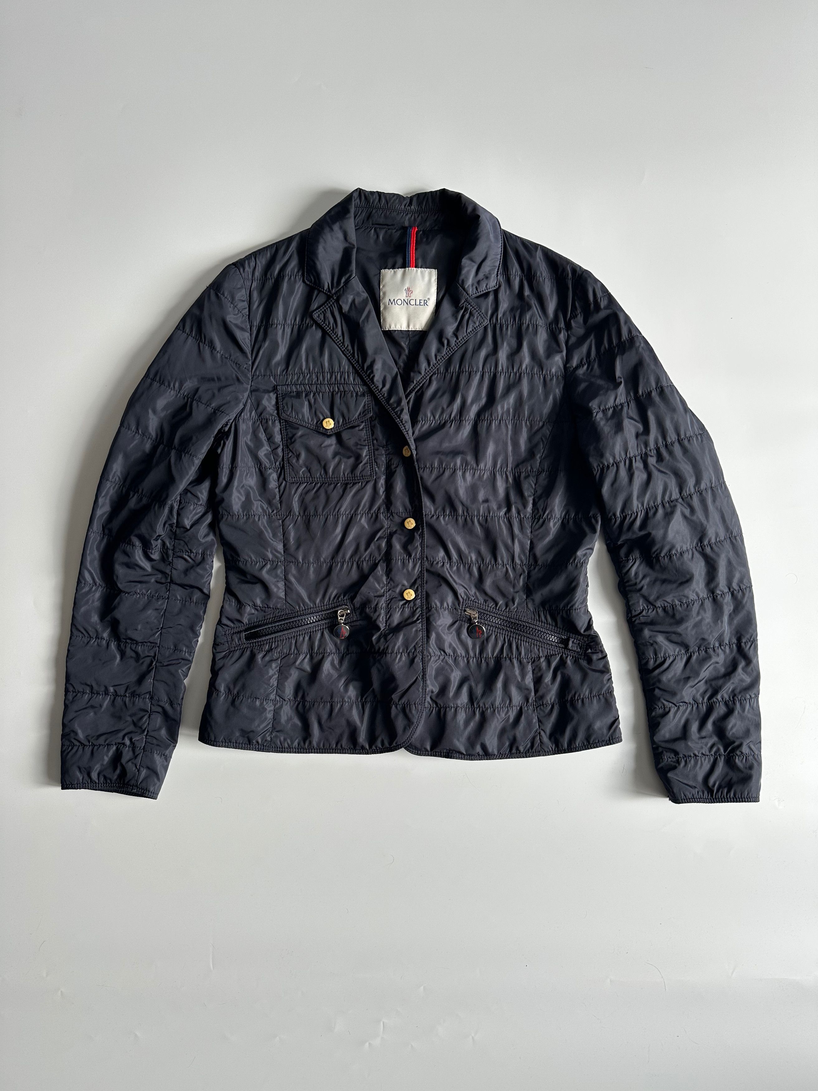 Moncler Moncler Venan Giacca Lightweight Jacket Blazer nylon navy Size XS / US 0-2 / IT 36-38 - 1 Thumbnail