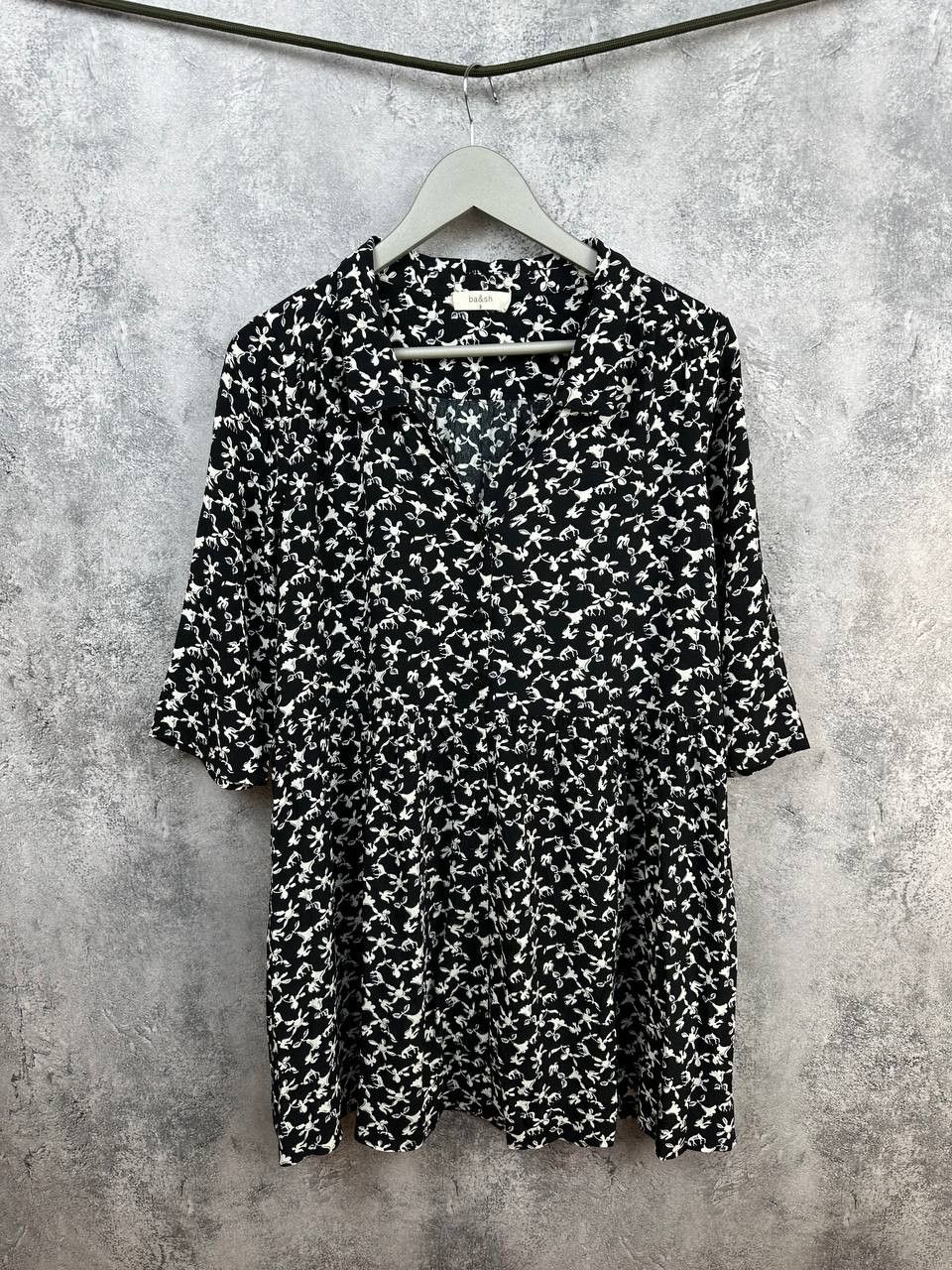 ba&sh RRP $300 Ba&sh Paris Floral Smock Style Dress French Chic Size L / US 10 / IT 46 - 2 Thumbnail