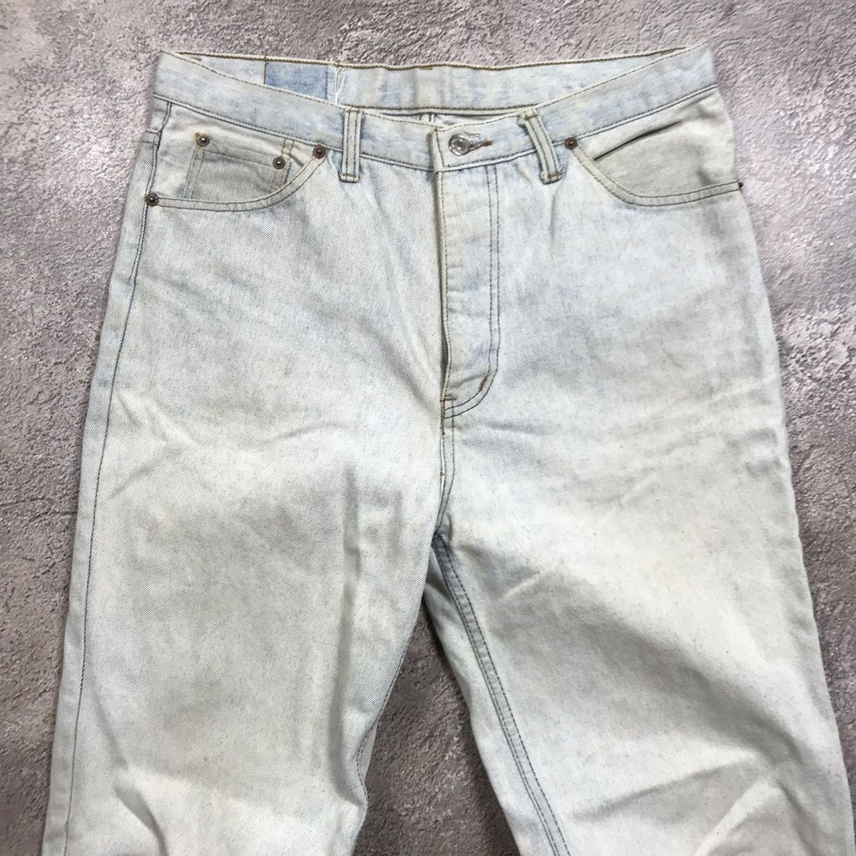 Vintage Vintage 90s Levis Baggy Faded Black Distressed Jeans Punk 34 Size US 34 / EU 50 - 3 Thumbnail