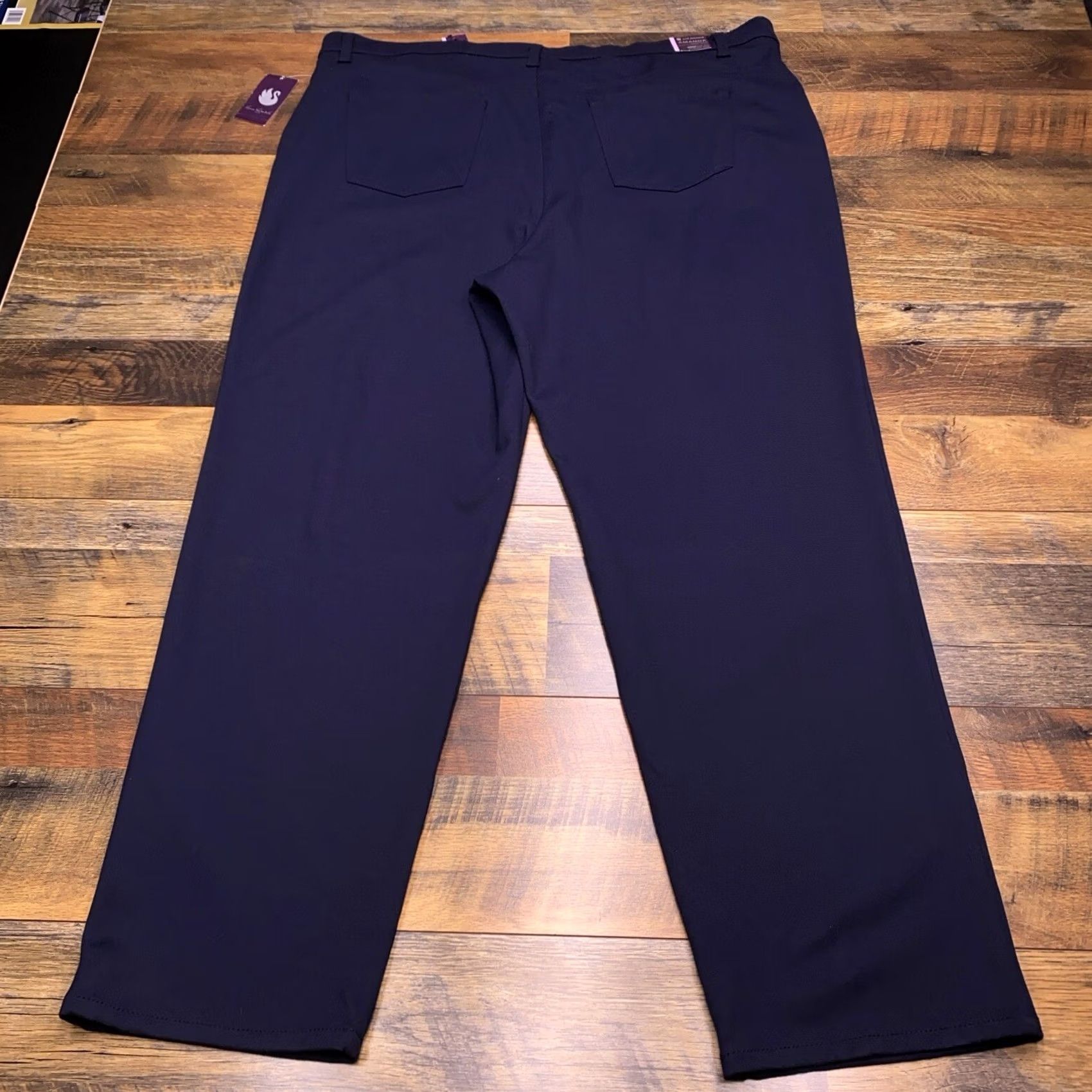Gloria Vanderbilt Gloria Vanderbilt Amanda Jeans Heritage Fit Tapered Leg 22W Navy Blue Denim 5-Pocket Womens Plus Jeans Regular Vintage? Size 40" / US 18 - 3 Thumbnail
