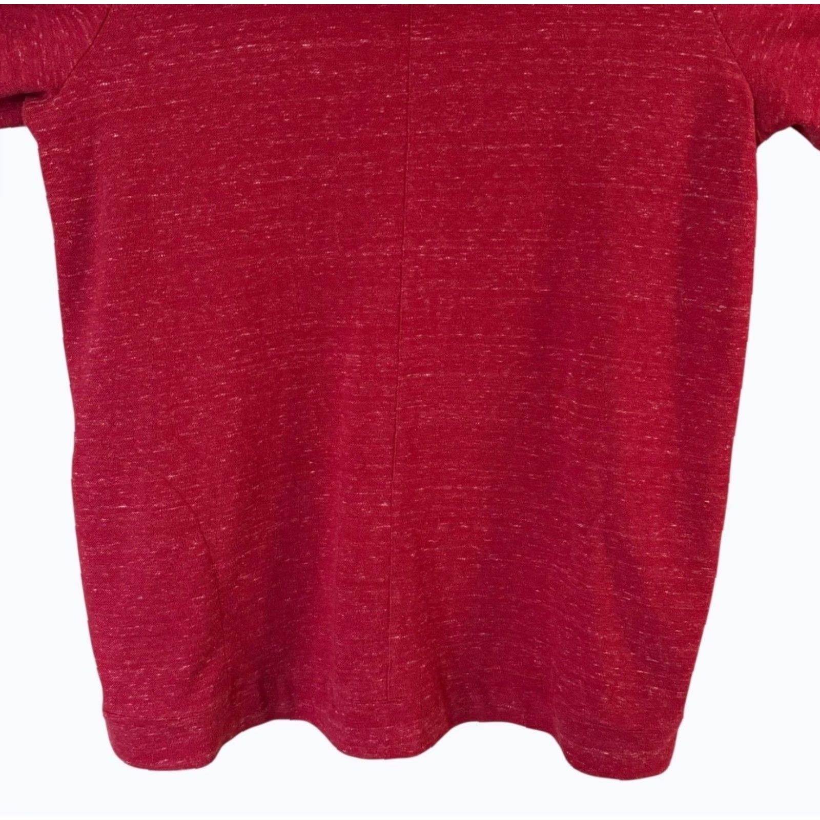 J. Jill VINTAGE J.jill Cowl-Neck Tunic Sweatshirt Red Long-Sleeve Pocket Pullover Women Large Size L / US 10 / IT 46 - 6 Thumbnail