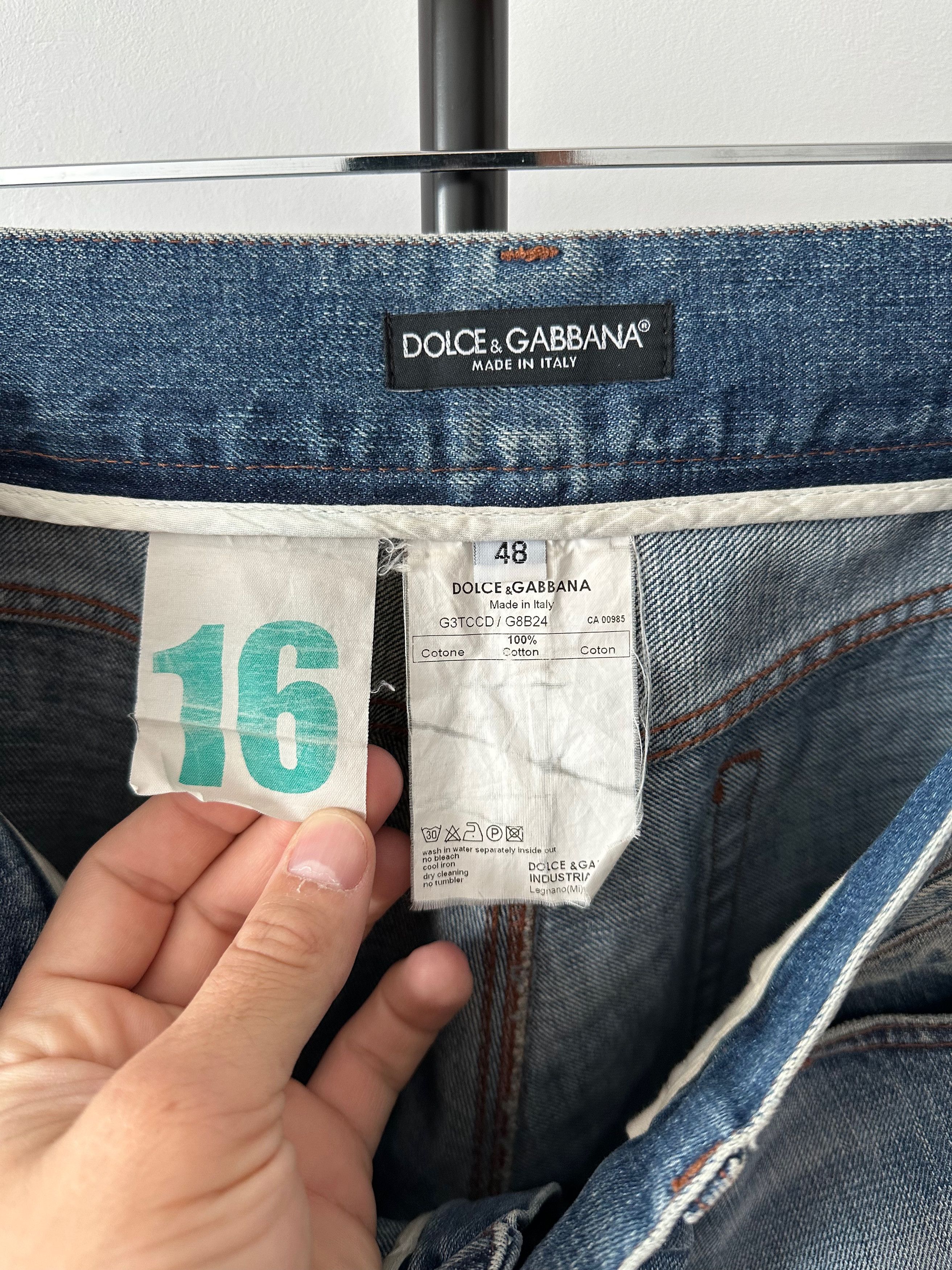 Dolce & Gabbana Dolce & Gabbana 16 washed denim pants keans trousers Size US 32 / EU 48 - 13 Thumbnail
