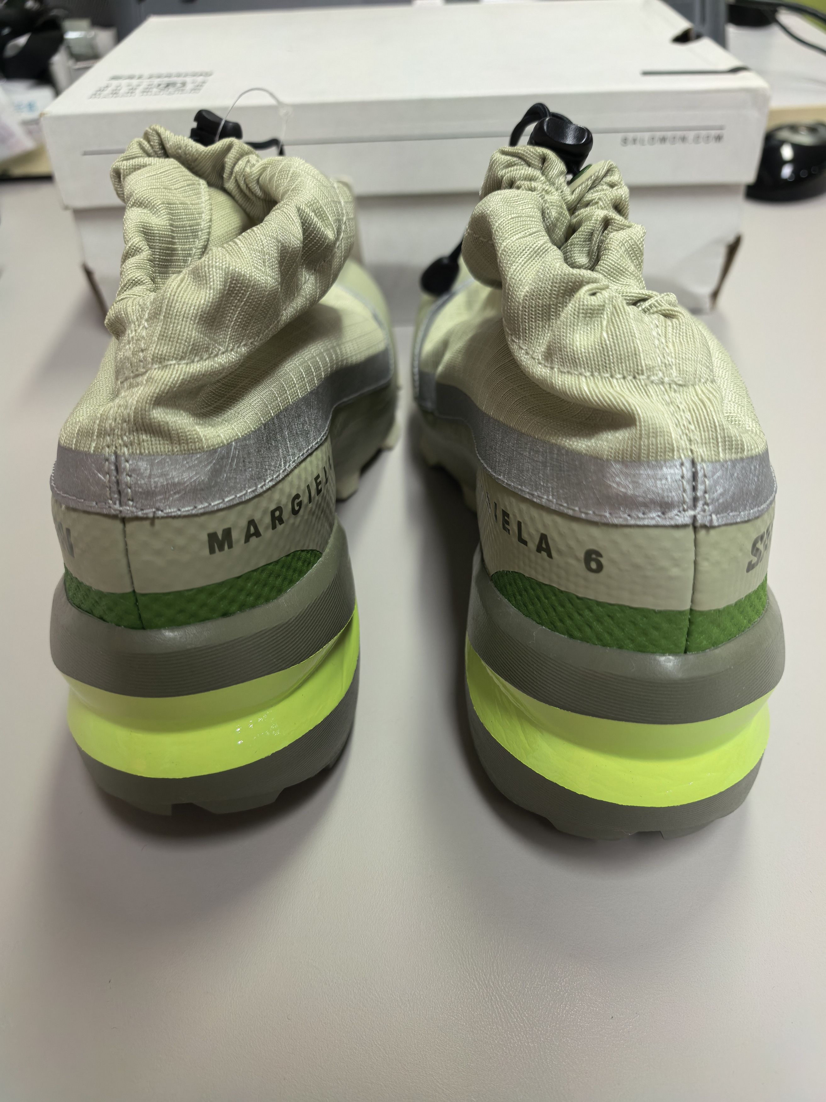 Maison Margiela NIB Cross Low - Green, 38，MM6 Maison Margiela x Salomon Size US 6.5 / IT 36.5 - 5 Thumbnail