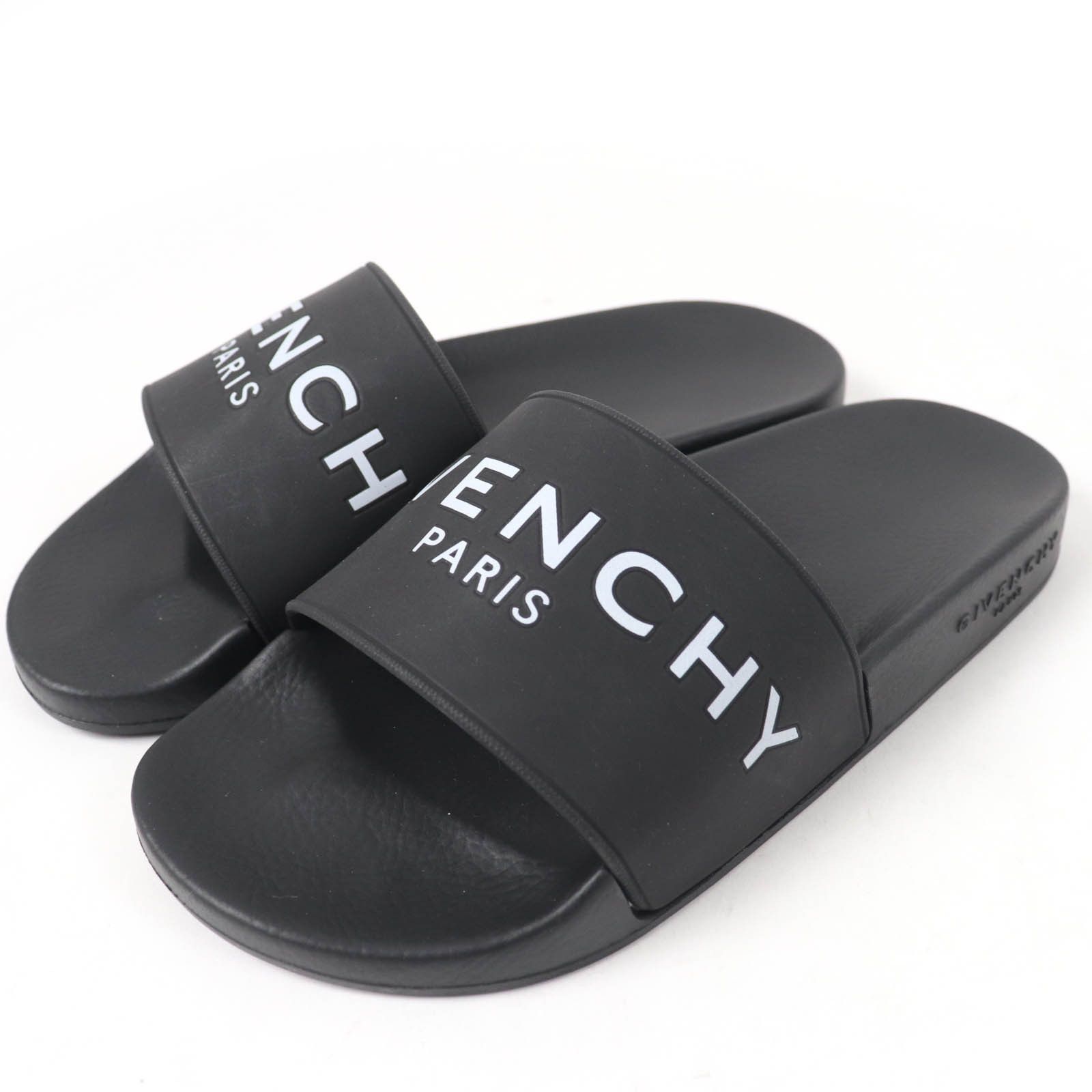 Givenchy Givenchy Logo Design Rubber Sandals Plastic Shoes in Black, Women's