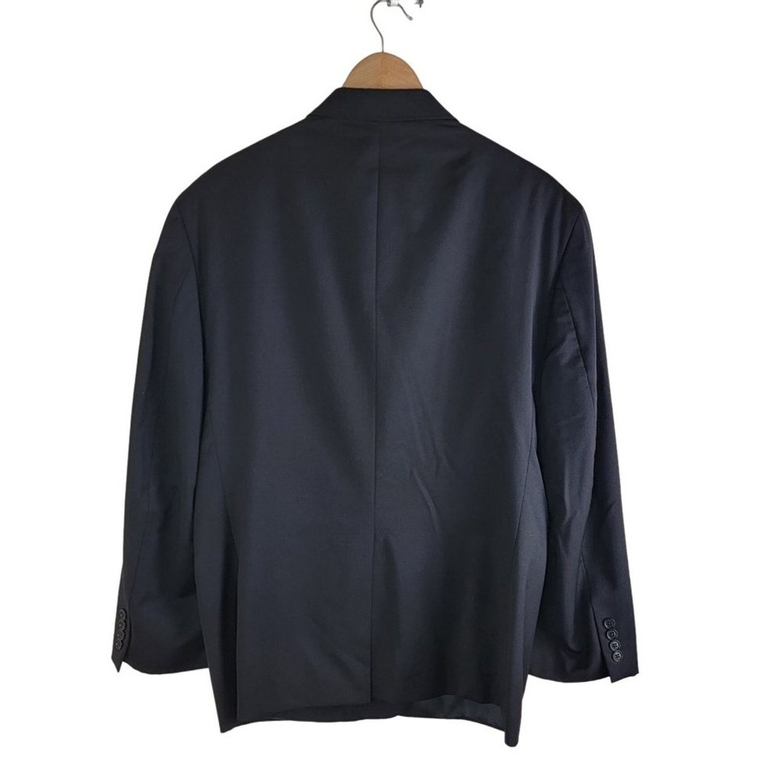 Lauren Ralph Lauren Lauren Ralph Lauren Wool Suit Blazer Mens 44s Black Size 44S - 2 Thumbnail