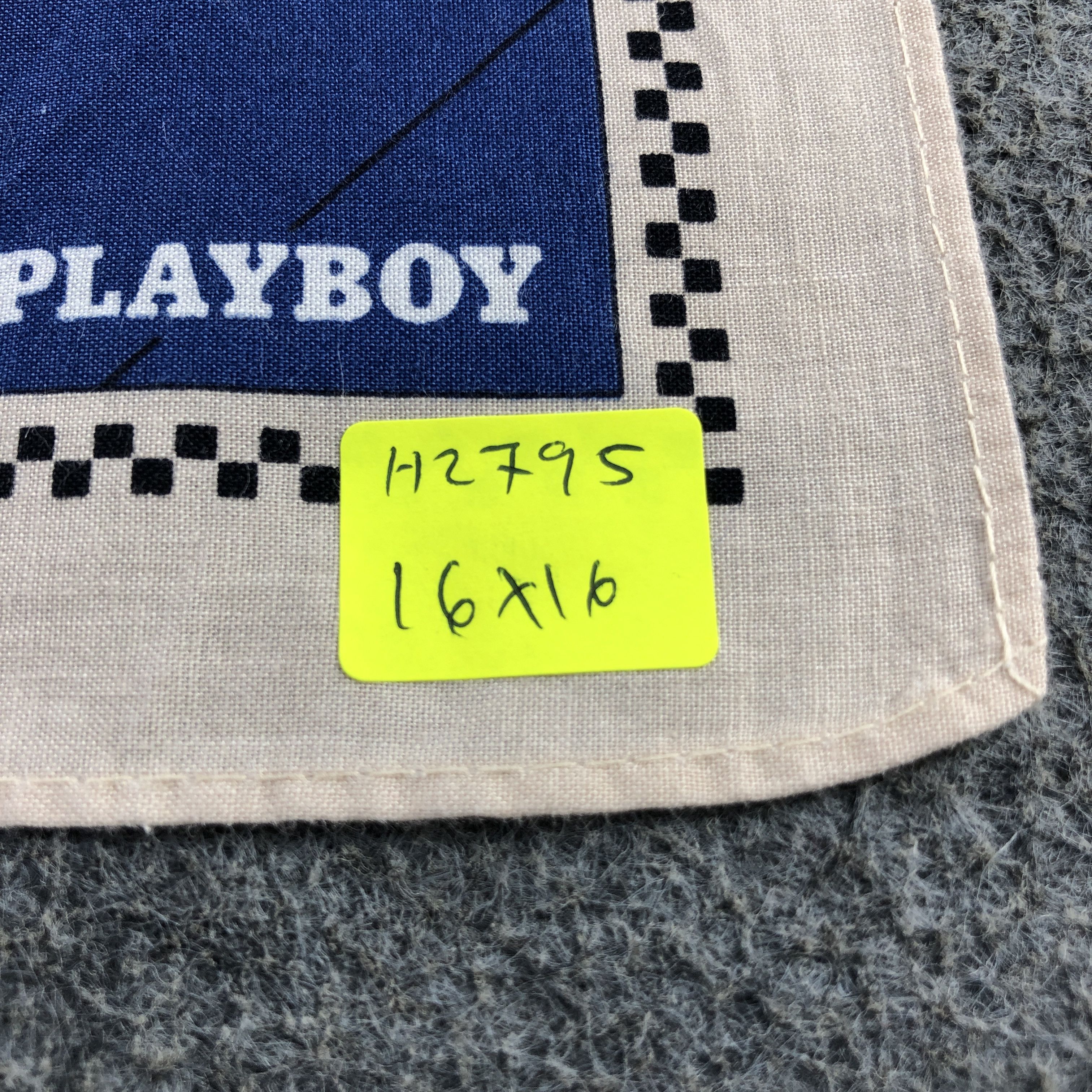 Playboy × Vintage Playboy Handkerchief Neckerchief Bandana H2795 Size ONE SIZE - 5 Thumbnail