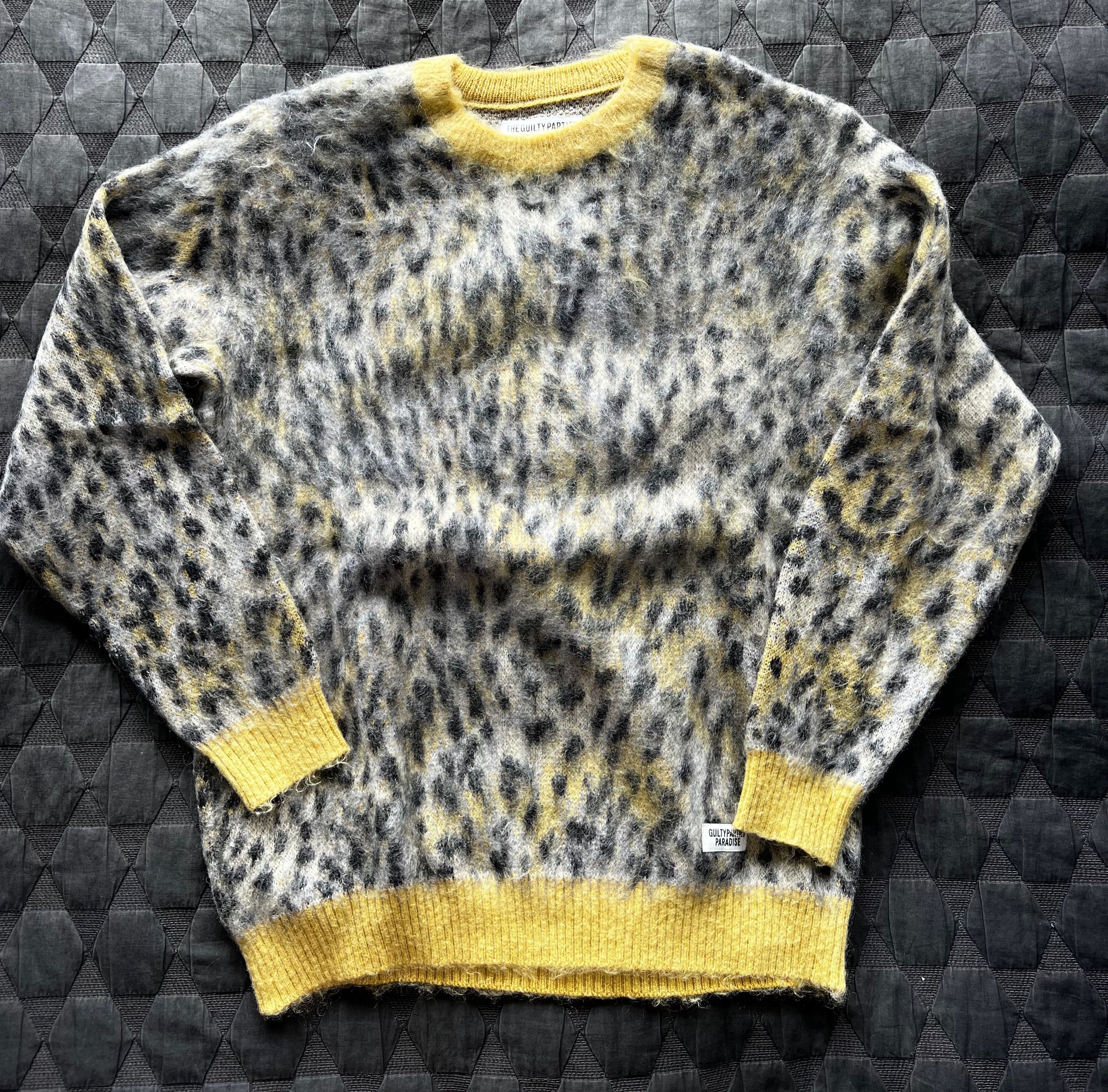 トップス WACKO MARIA LEOPARD JACQUARD SWEATER WACKO MARIA ONLINE STORE