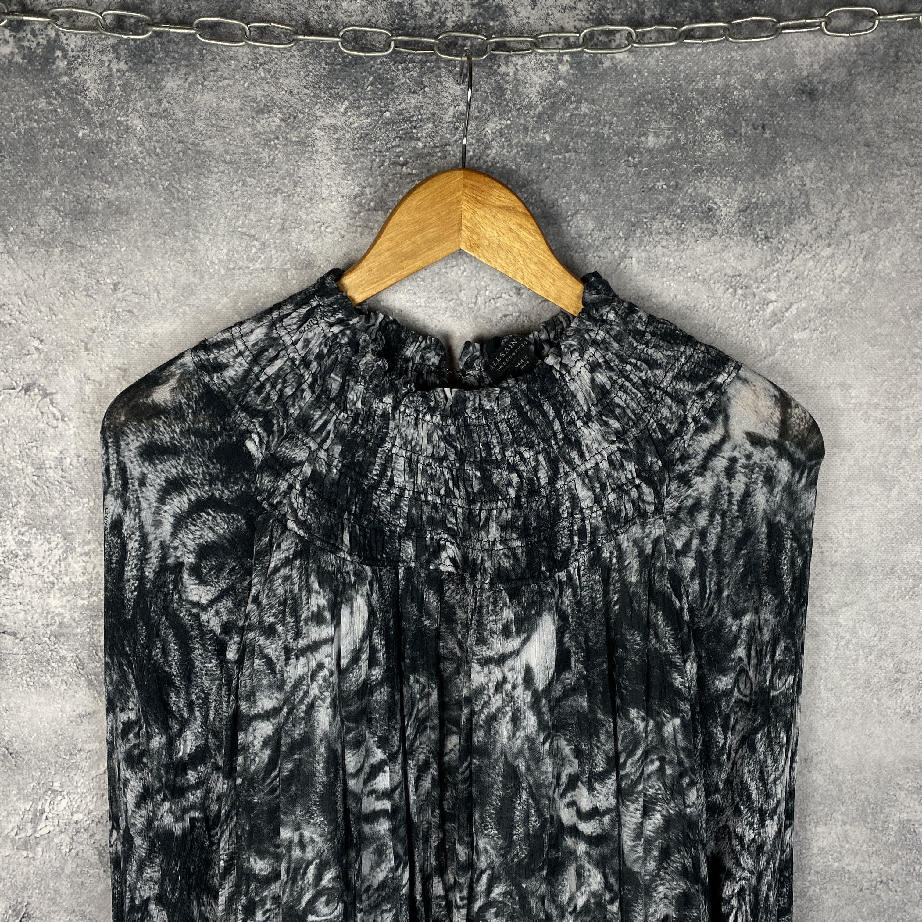 Allsaints Allsaints Women's Dress Animal Print Size US 4 Long Sleeve Size S / US 4 / IT 40 - 2 Thumbnail