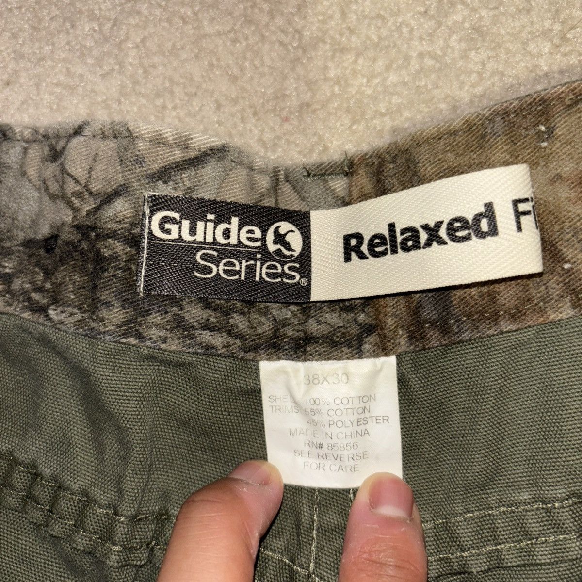 Guide Series Guide Series Pants Mens 38x30 Relaxed Fit Green Carpenter Size US 38 / EU 54 - 4 Thumbnail