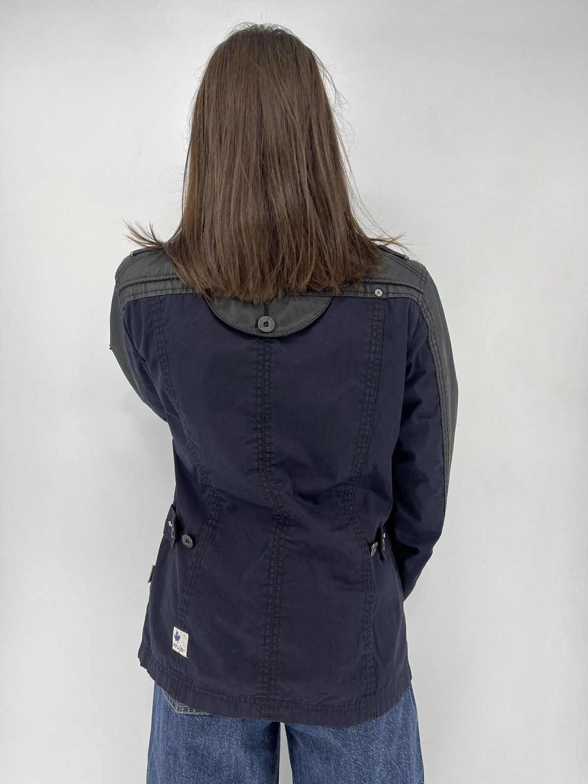 khujo Vintage KHUJO Military Jacket Womens Size L Streetwear Style Size L / US 10 / IT 46 - 9 Thumbnail