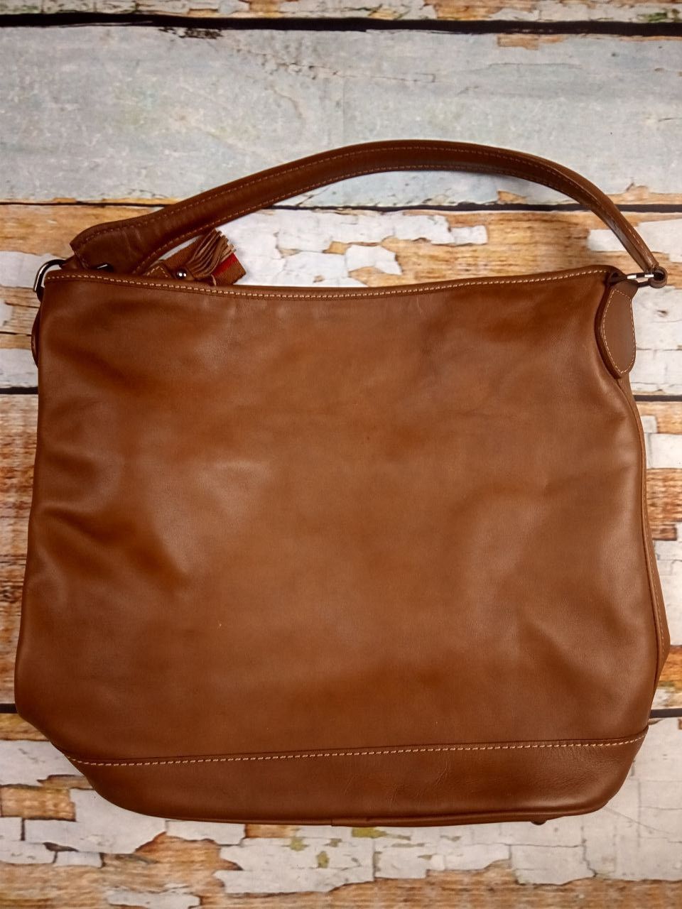 Longchamp Longchamp Brown Leather Women's Bag Size ONE SIZE - 2 Thumbnail