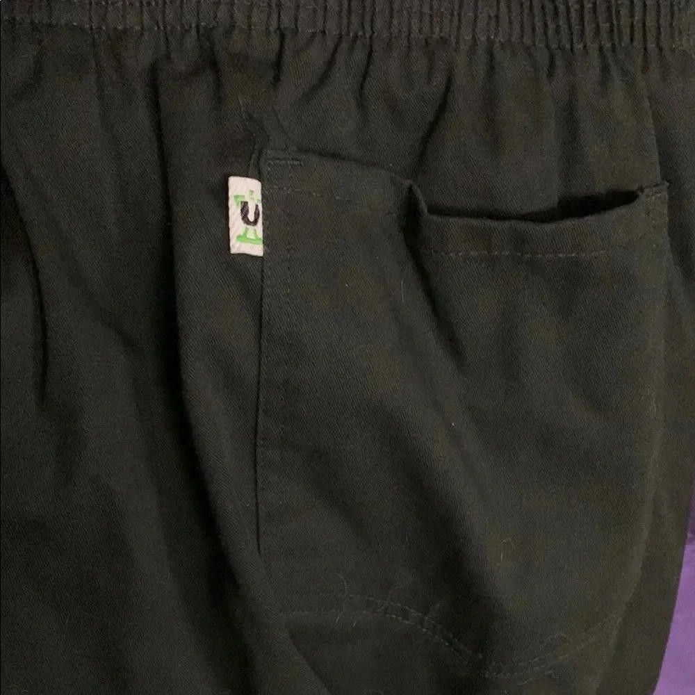 Designer Black Wide-Leg Pants Size US 34 / EU 50 - 3 Thumbnail