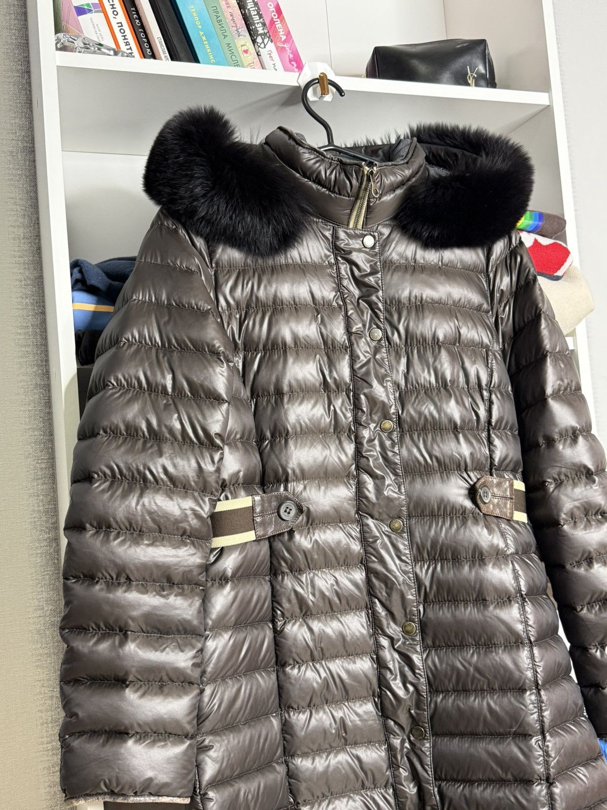 Duvetica Duvetica Brown Goose Down belted jacket size 42 Size S / US 4 / IT 40 - 3 Thumbnail