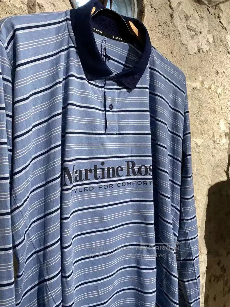 Martine Rose Martine rose blue and white striped long-sleeved T-shirt. Size US M / EU 48-50 / 2 - 5 Thumbnail