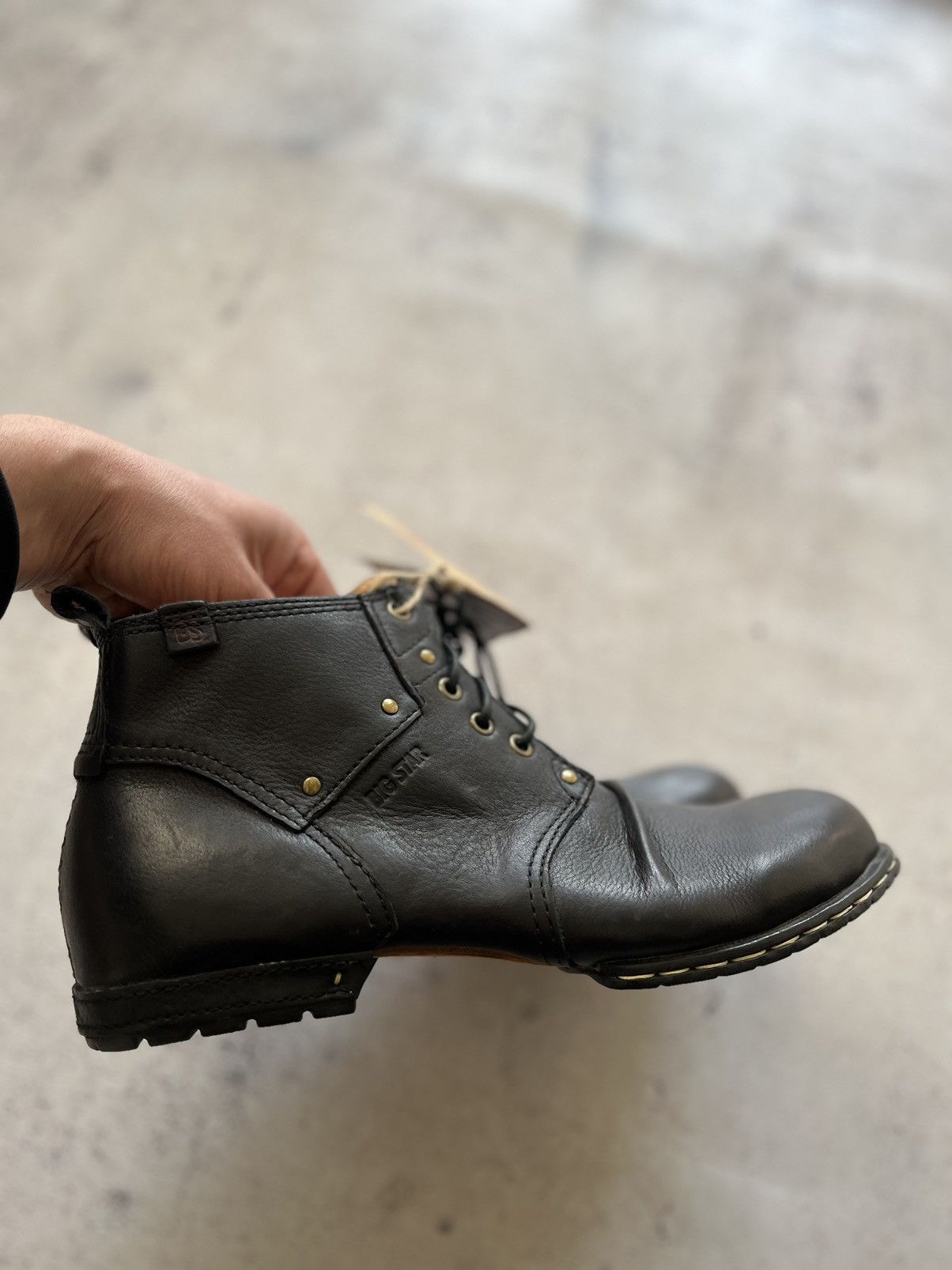 Big Star Moto Boots Leather Big Star Size 45 Size US 11 / EU 44 - 4 Thumbnail