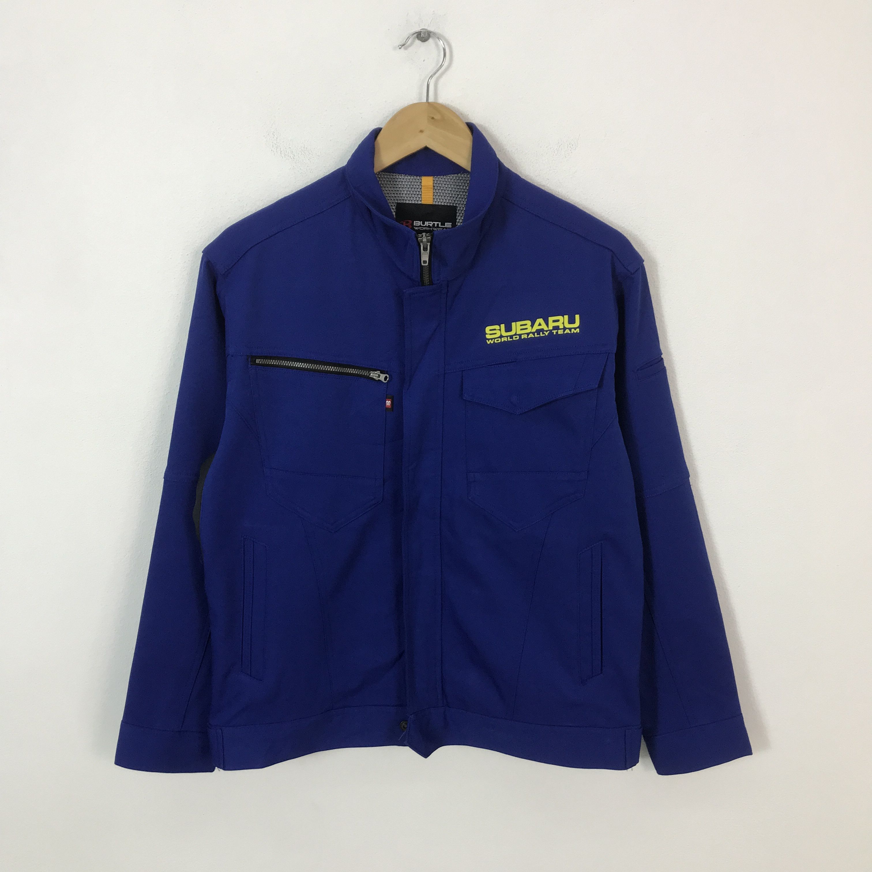 Japanese Brand Vtg subaru racing team Japan motorport custom jacket K62B18 Size US L / EU 52-54 / 3 - 2 Thumbnail