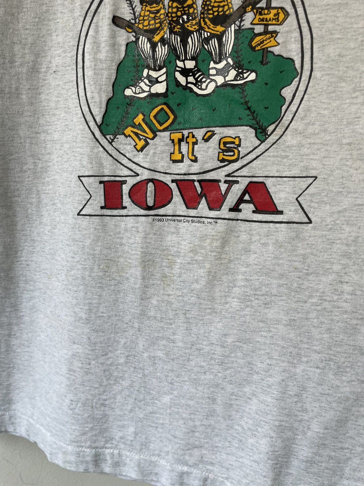Vintage Vintage 1993 Iowa Corn Baseball tee Size US XXL / EU 58 / 5 - 10 Thumbnail