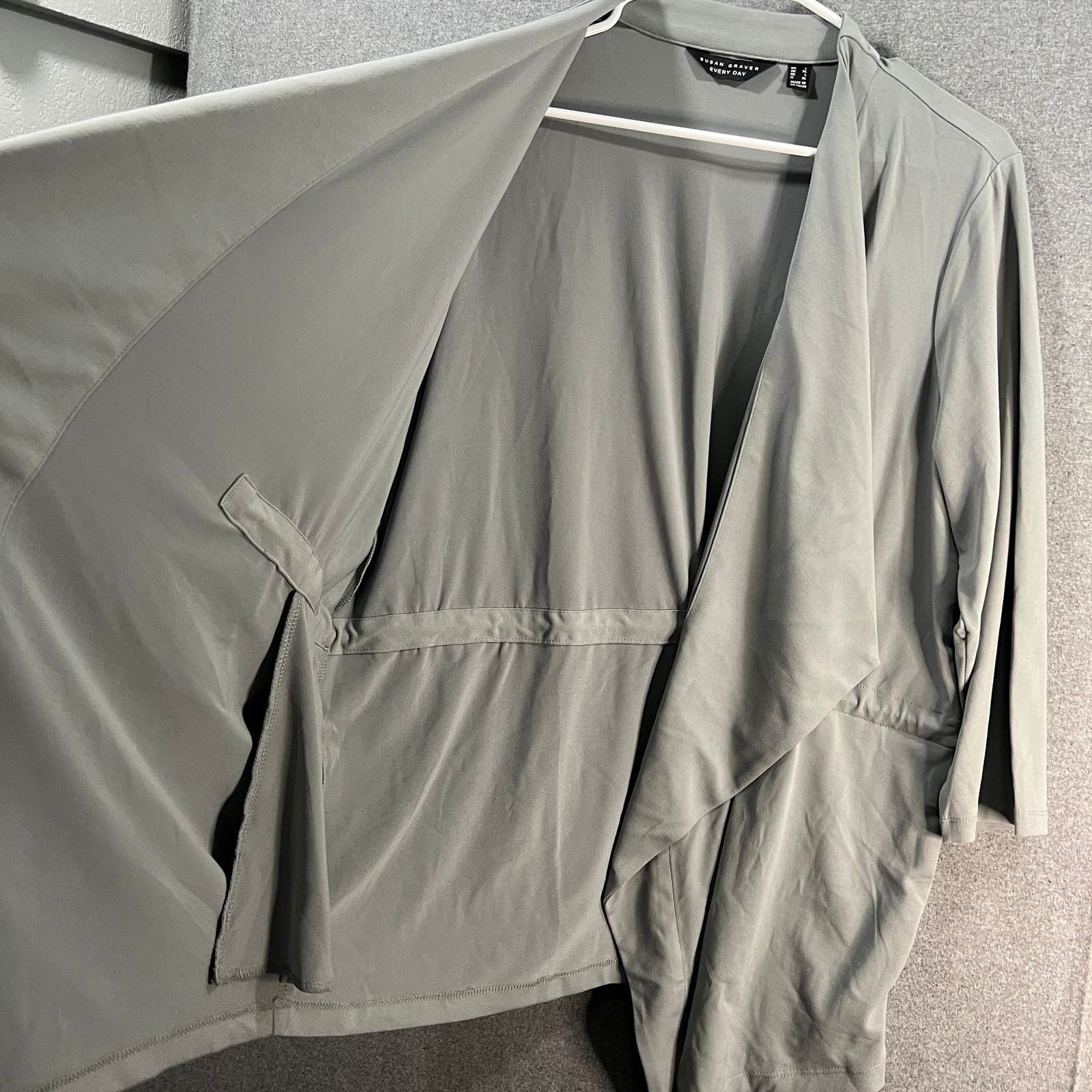 Other Every Day by Susan Graver Liquid Knit Anorak Style Size L / US 10 / IT 46 - 3 Thumbnail