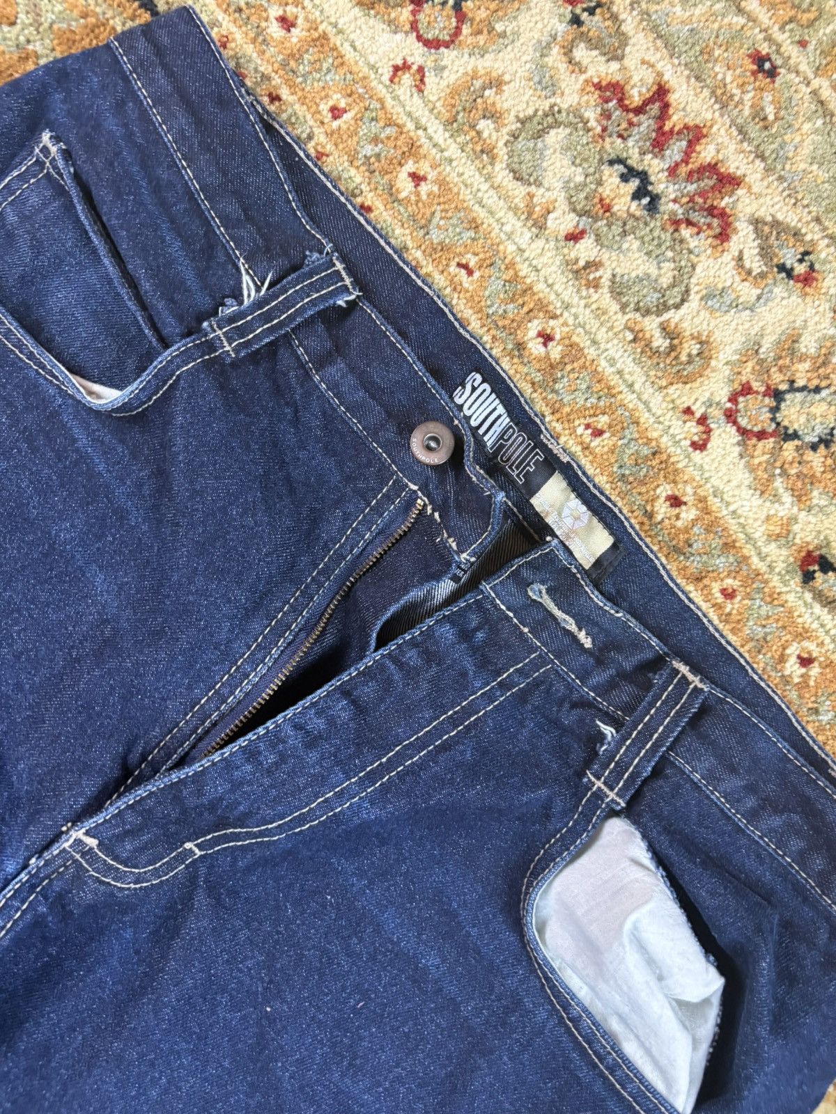 Southpole Vintage Y2K South pole Denim Pants Size US 36 / EU 52 - 2 Thumbnail