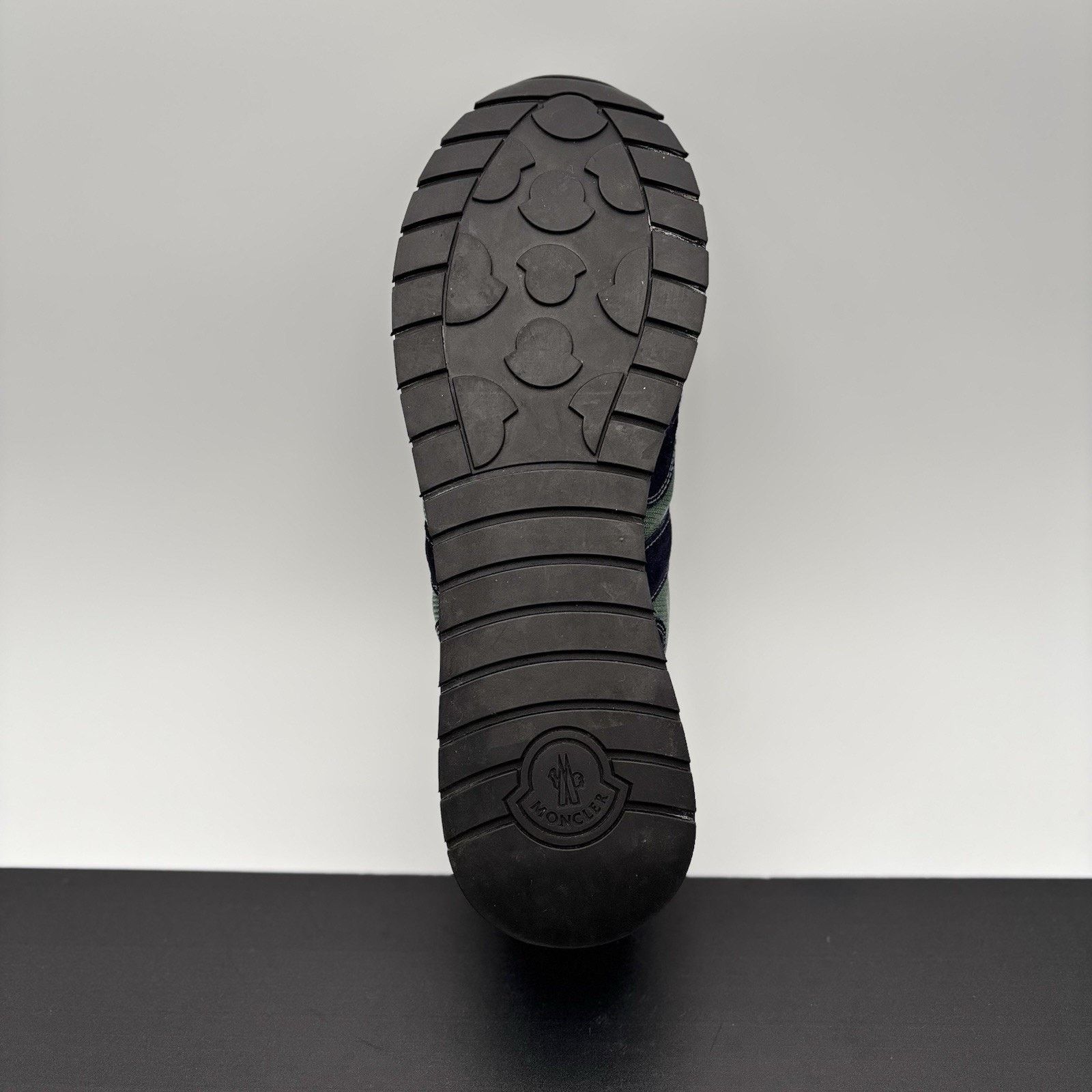 Moncler Moncler Montego Suede Trainer ' Navy, Green ' | SUPER CLEAN! Size US 11 / EU 44 - 8 Thumbnail