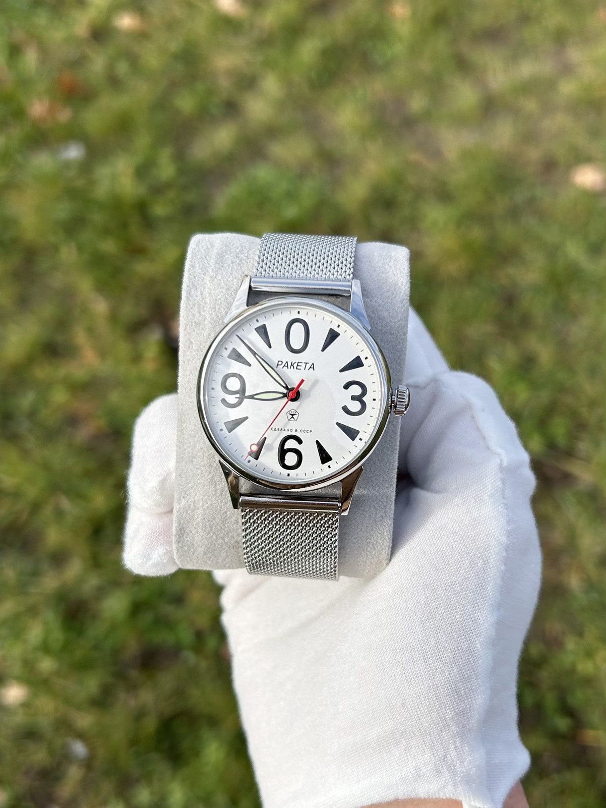 Vintage Vintage Watch Raketa Zero USSR Soviet Mechanical 1980s Size ONE SIZE - 9 Thumbnail