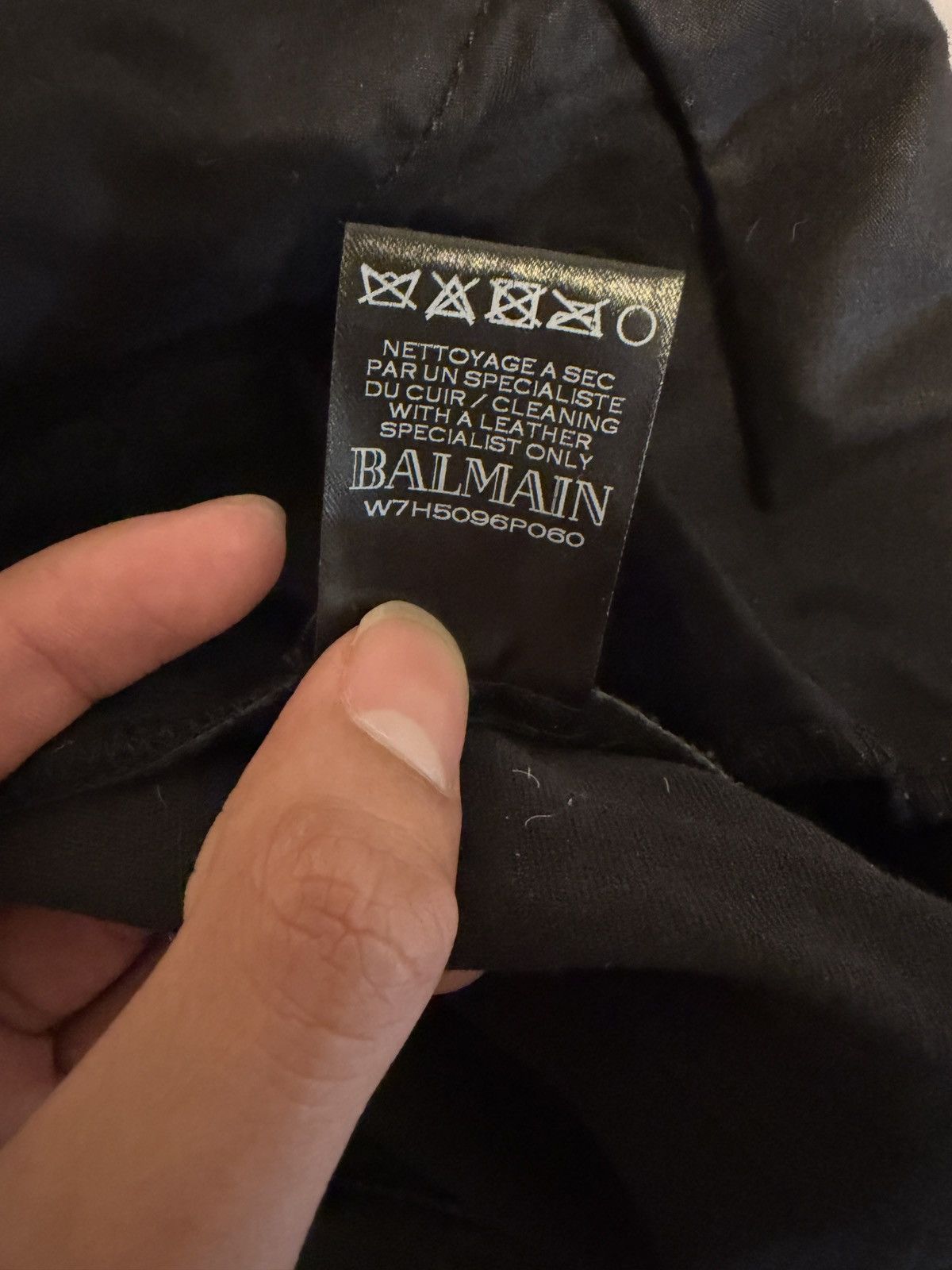 Balmain Balmain Lace-Up Lamb Leather Biker Jeans Size US 32 / EU 48 - 8 Thumbnail